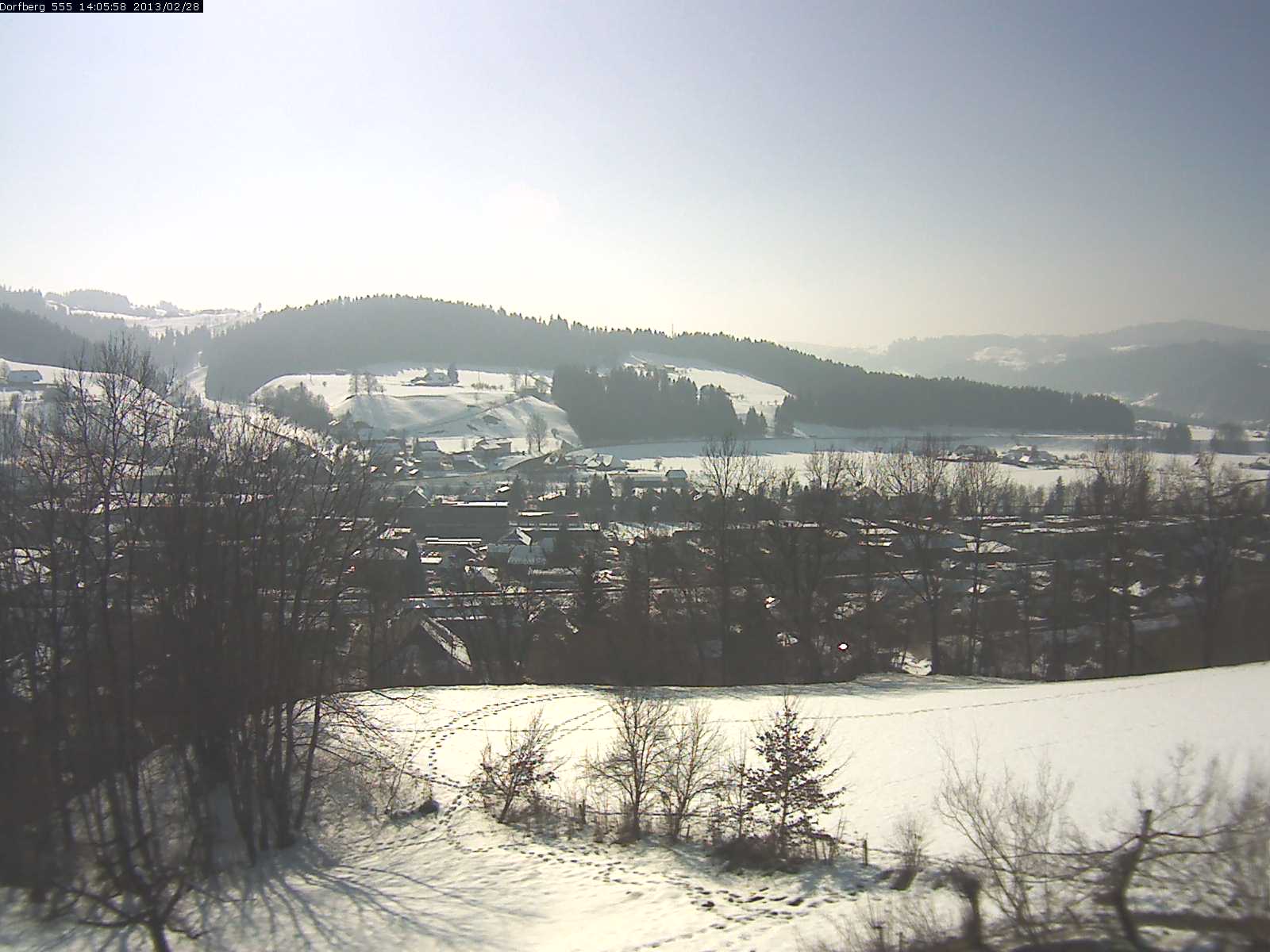 Webcam-Bild: Aussicht vom Dorfberg in Langnau 20130228-140600