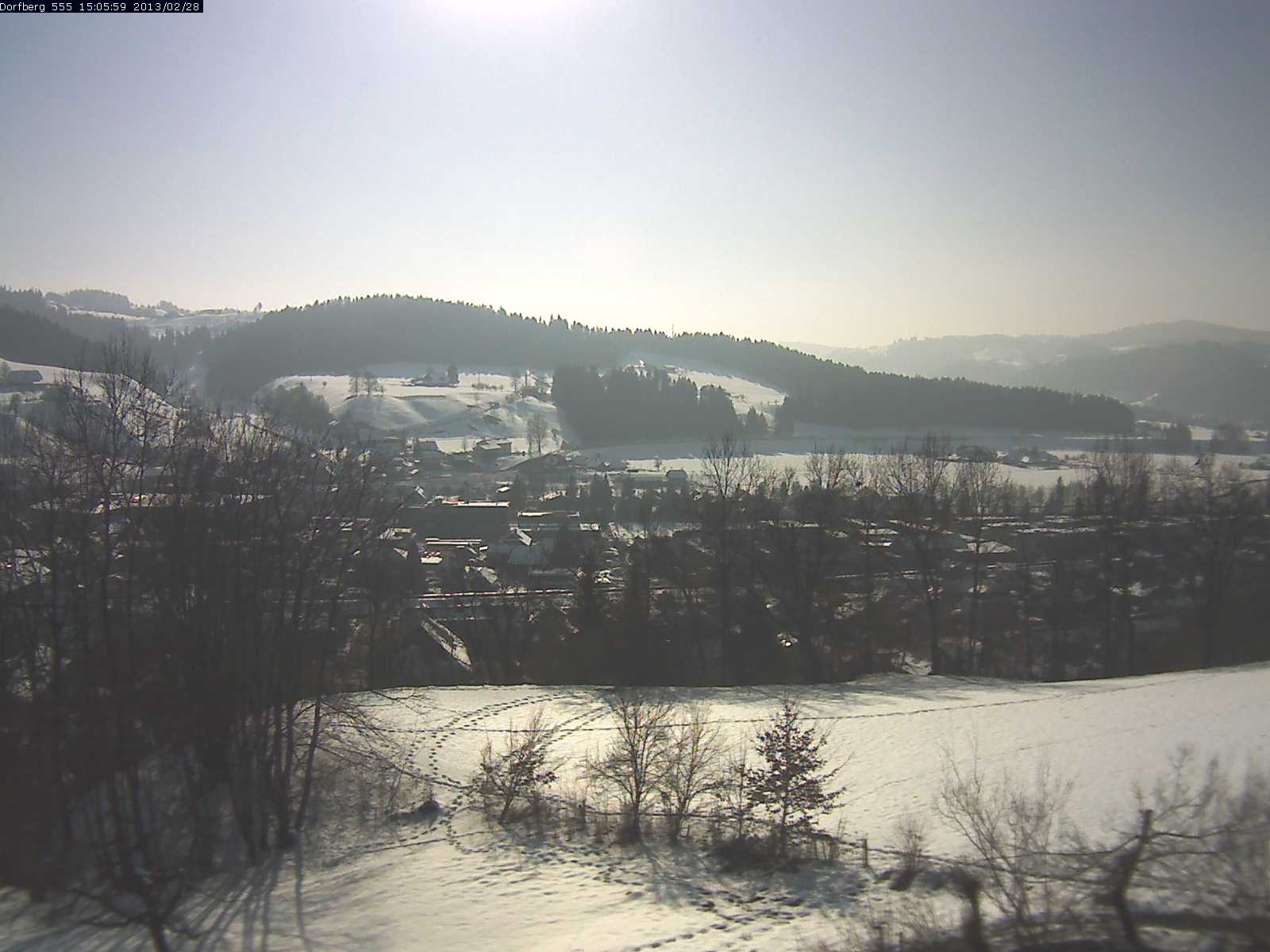 Webcam-Bild: Aussicht vom Dorfberg in Langnau 20130228-150600