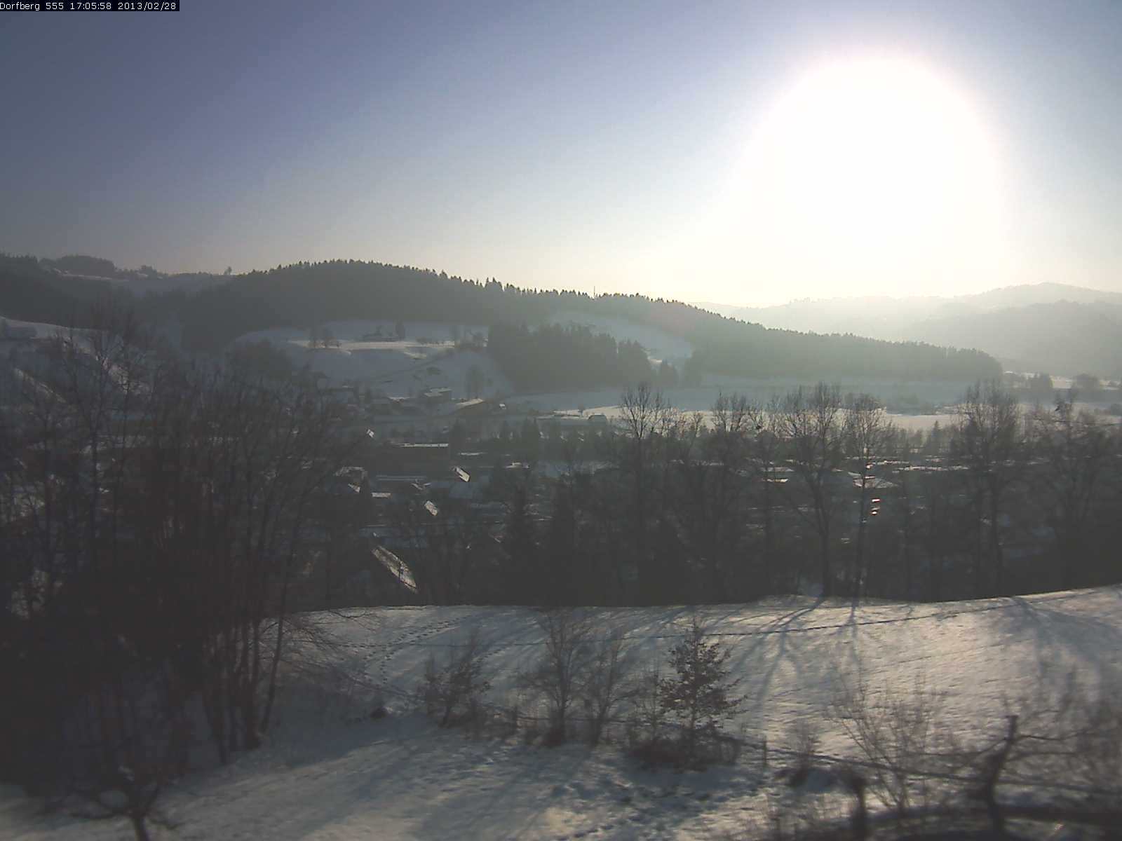 Webcam-Bild: Aussicht vom Dorfberg in Langnau 20130228-170600