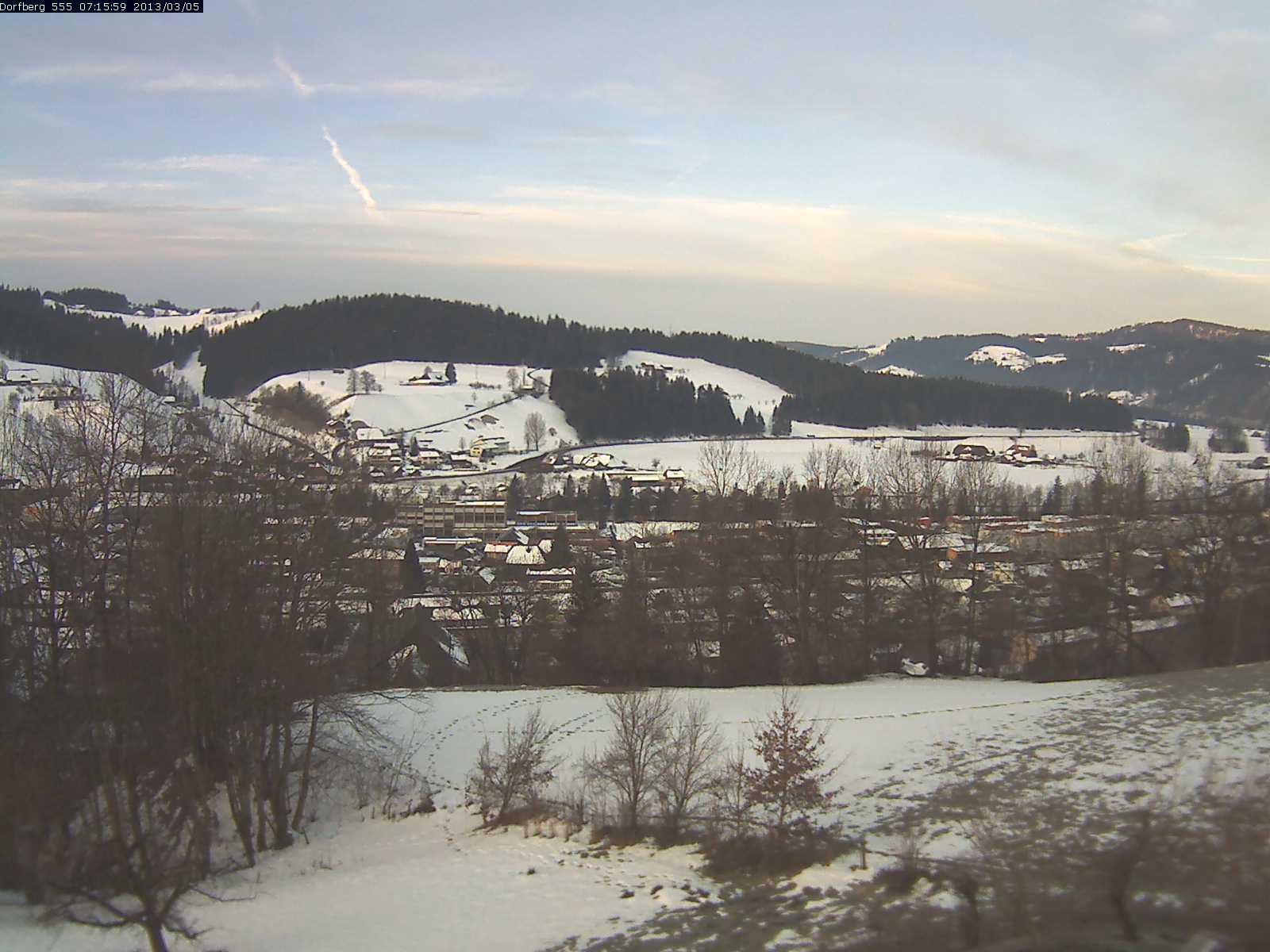 Webcam-Bild: Aussicht vom Dorfberg in Langnau 20130305-071600