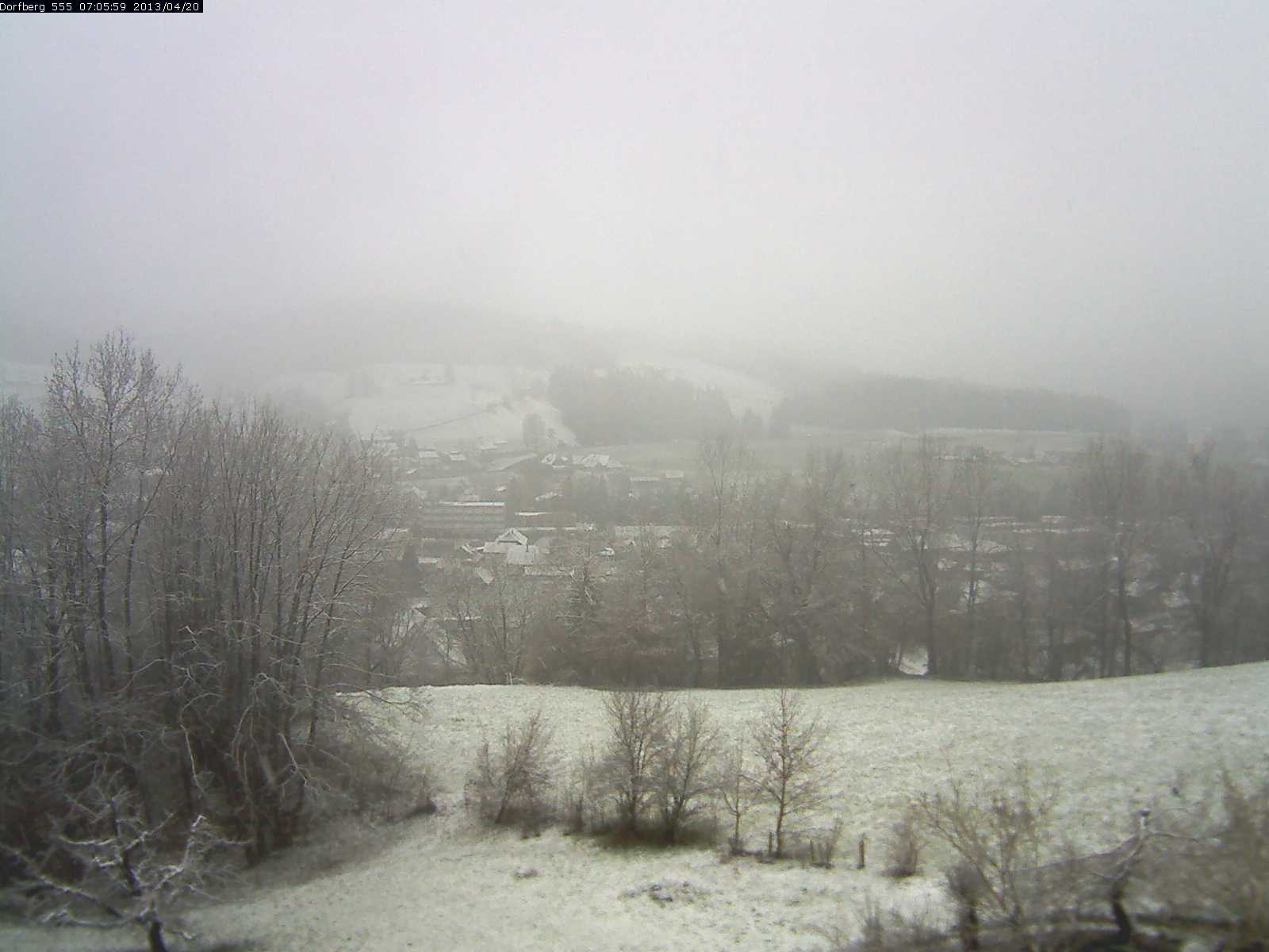 Webcam-Bild: Aussicht vom Dorfberg in Langnau 20130420-070600