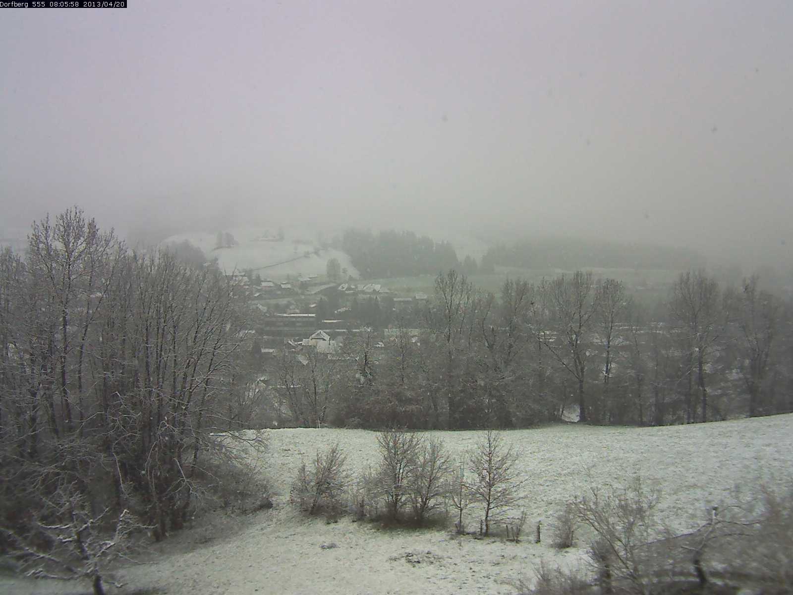 Webcam-Bild: Aussicht vom Dorfberg in Langnau 20130420-080600