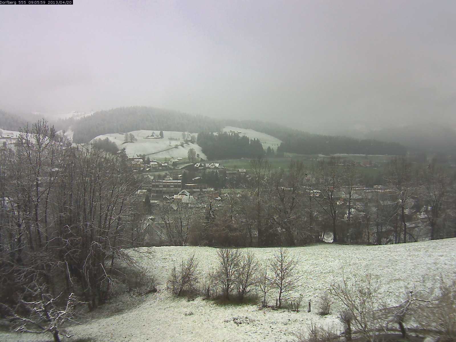 Webcam-Bild: Aussicht vom Dorfberg in Langnau 20130420-090600