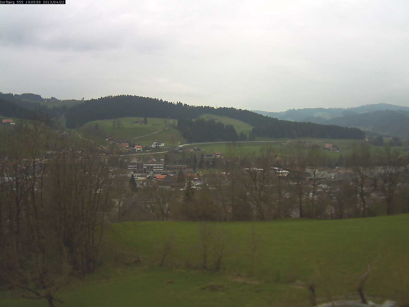 Webcam-Bild: Aussicht vom Dorfberg in Langnau 20130422-190600
