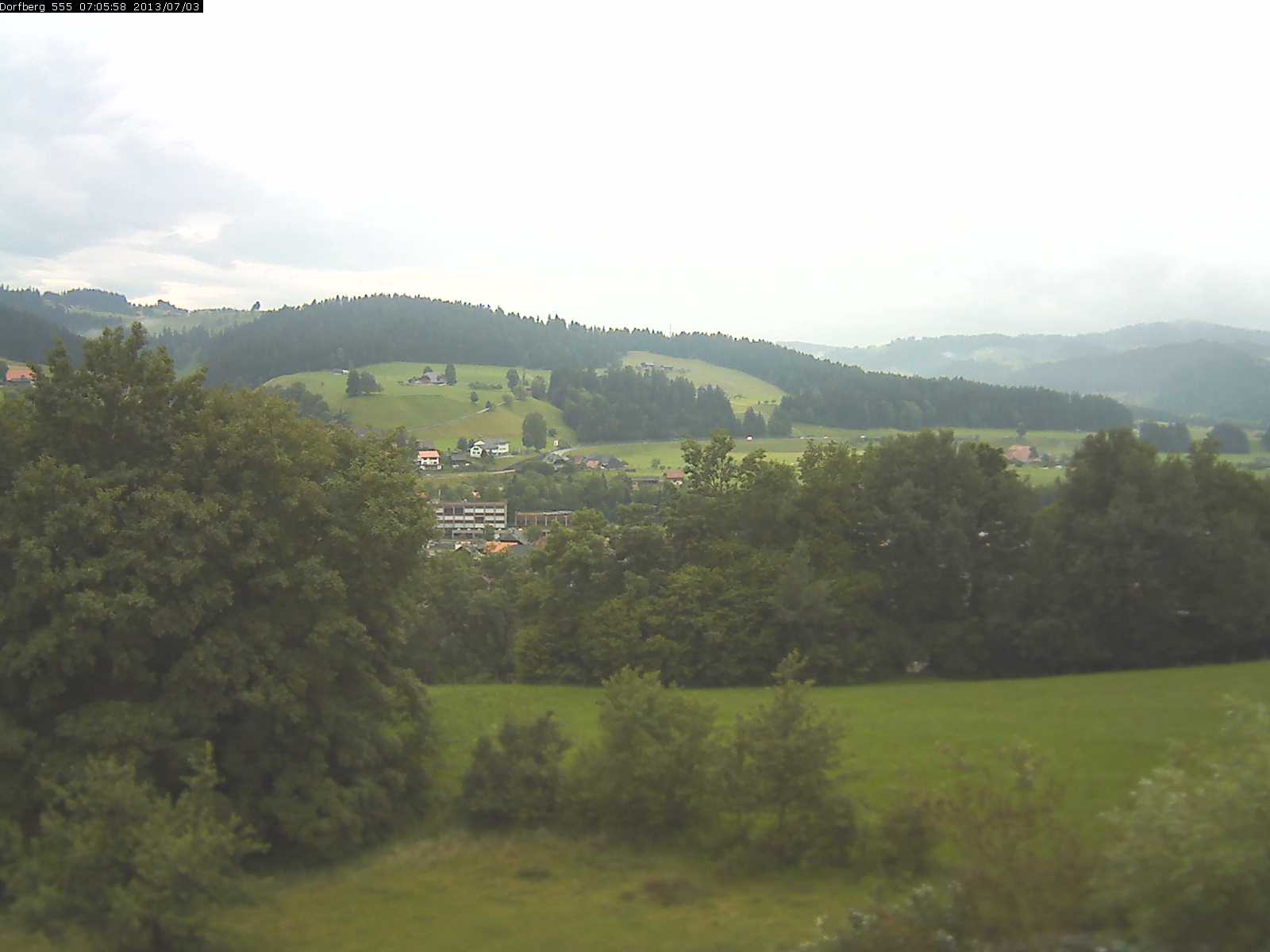 Webcam-Bild: Aussicht vom Dorfberg in Langnau 20130703-070600