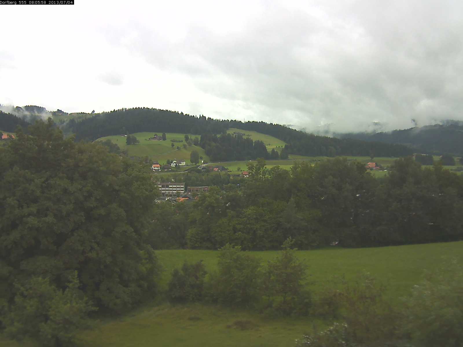 Webcam-Bild: Aussicht vom Dorfberg in Langnau 20130704-080600