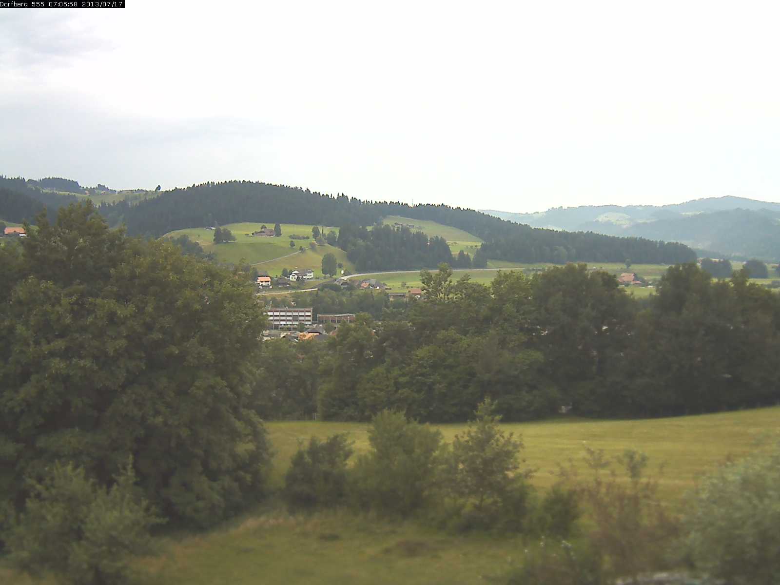 Webcam-Bild: Aussicht vom Dorfberg in Langnau 20130717-070600