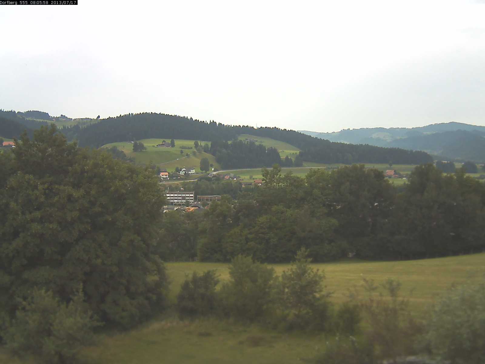 Webcam-Bild: Aussicht vom Dorfberg in Langnau 20130717-080600