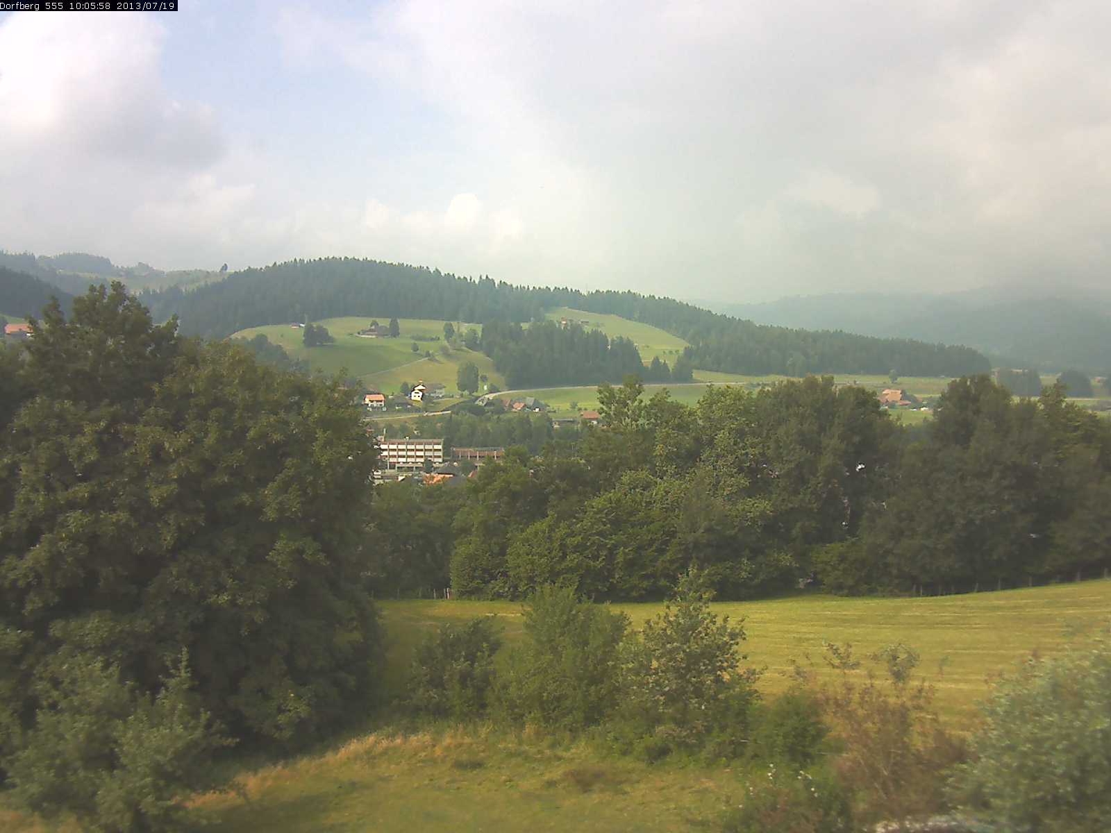 Webcam-Bild: Aussicht vom Dorfberg in Langnau 20130719-100600