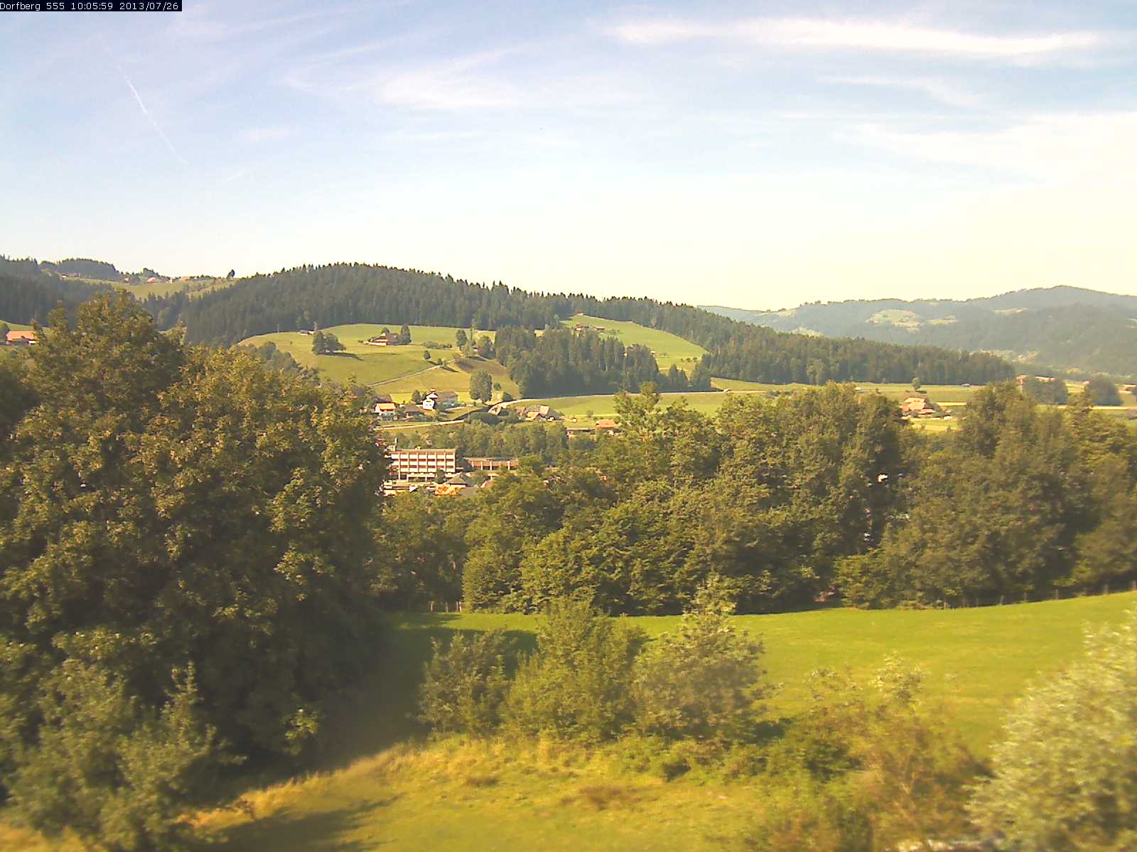 Webcam-Bild: Aussicht vom Dorfberg in Langnau 20130726-100600