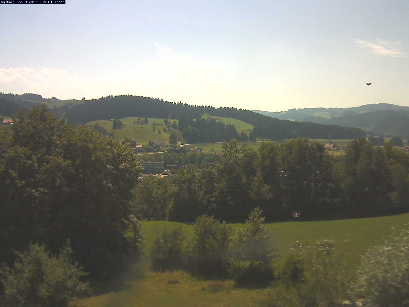 Webcam-Bild: Aussicht vom Dorfberg in Langnau 20130727-150600