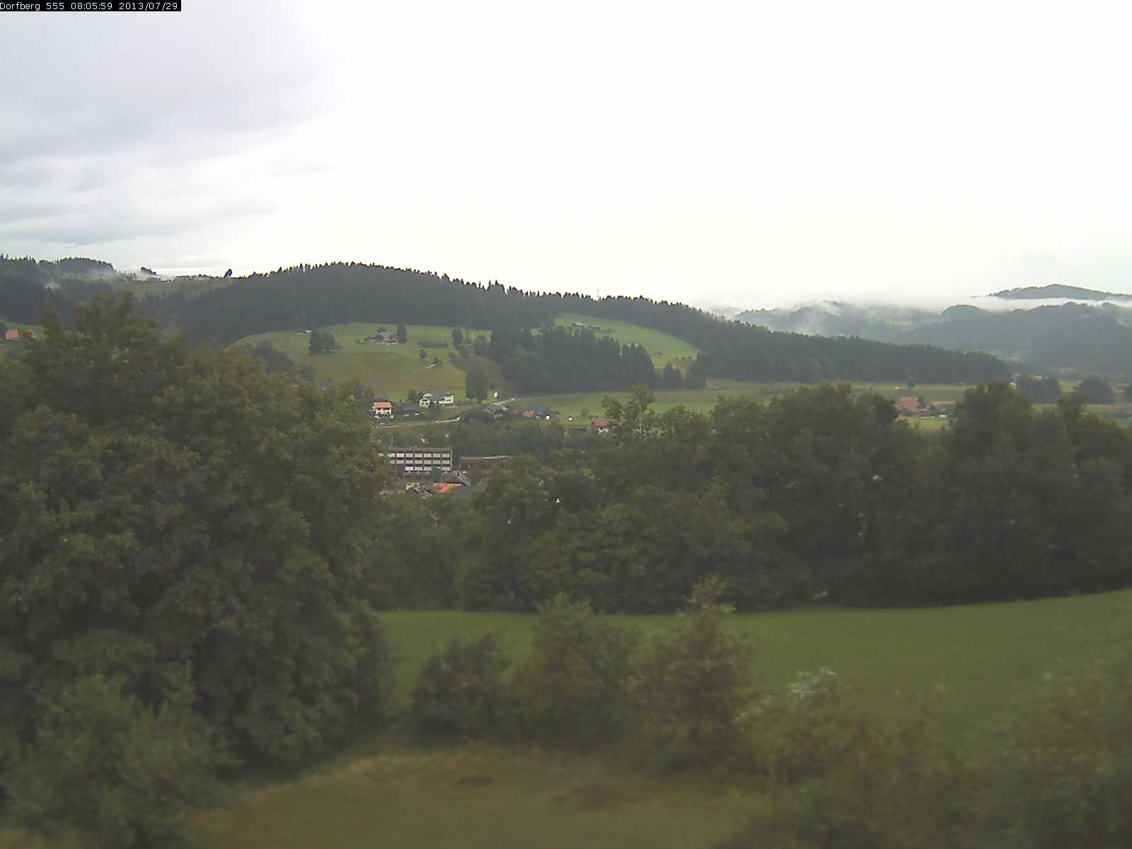 Webcam-Bild: Aussicht vom Dorfberg in Langnau 20130729-080600