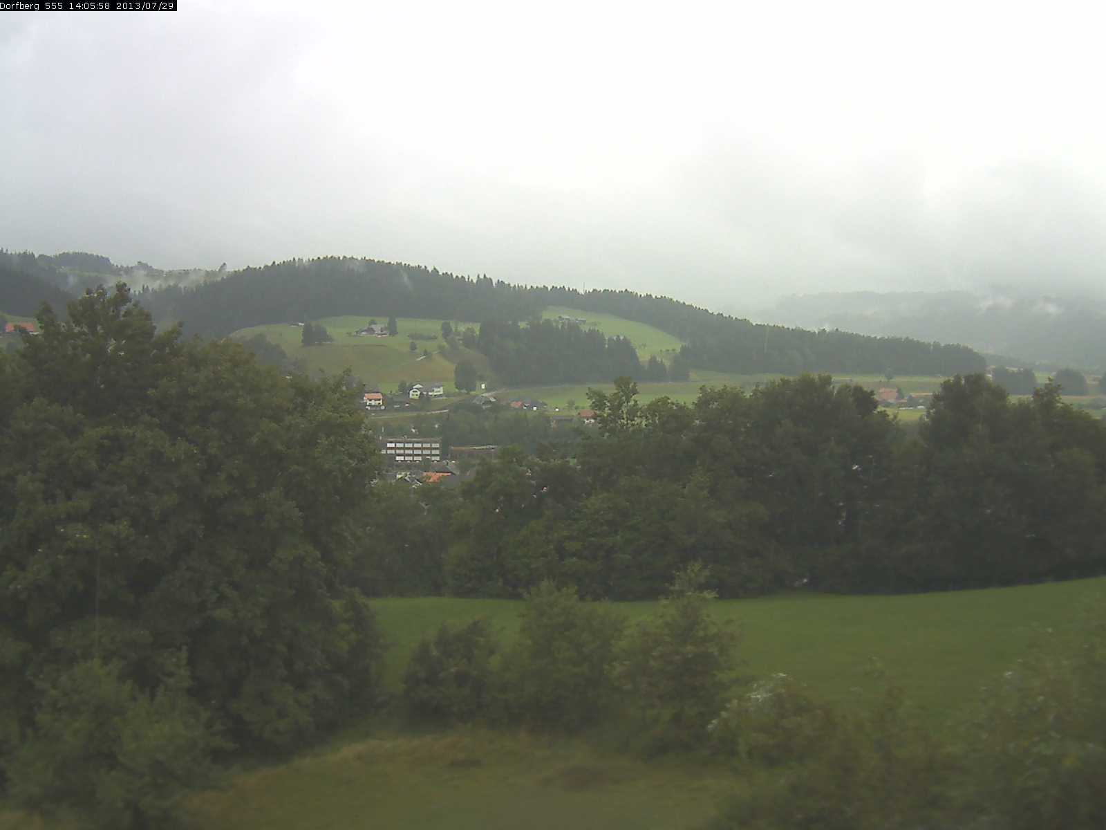 Webcam-Bild: Aussicht vom Dorfberg in Langnau 20130729-140600