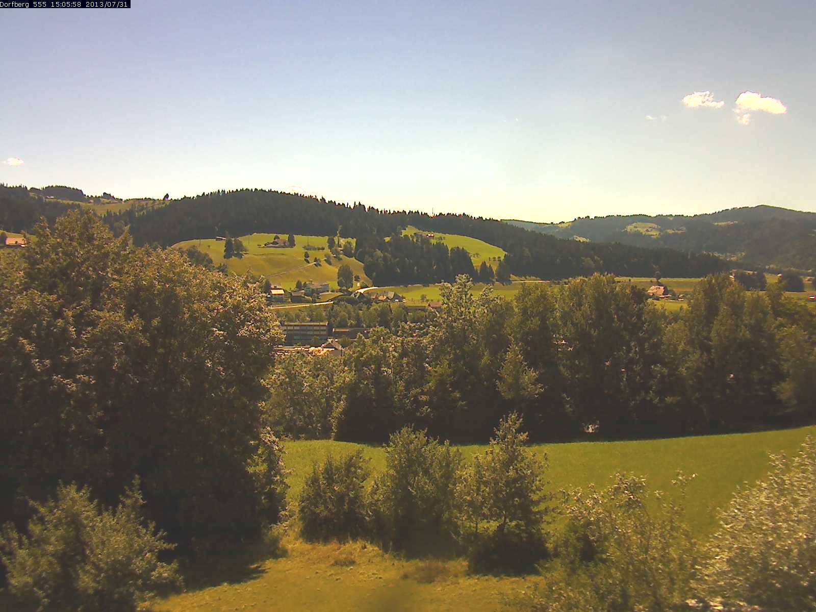 Webcam-Bild: Aussicht vom Dorfberg in Langnau 20130731-150600