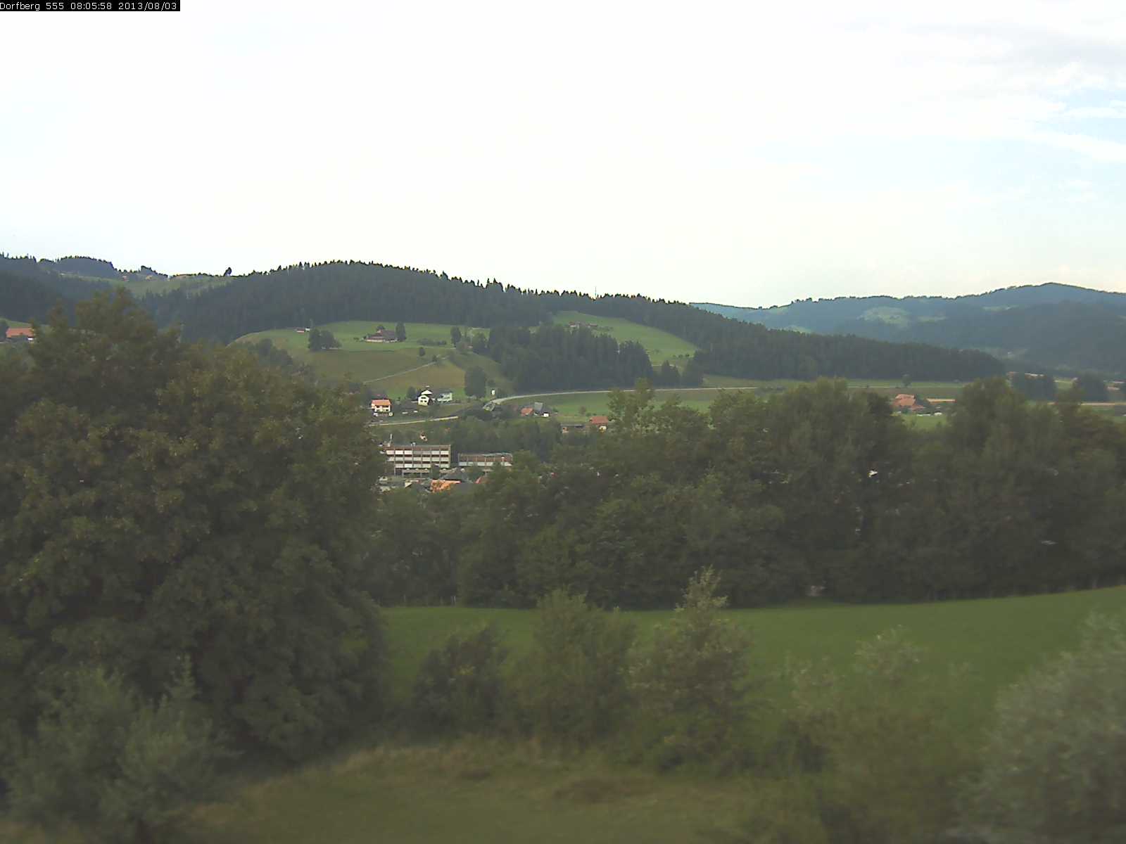 Webcam-Bild: Aussicht vom Dorfberg in Langnau 20130803-080600