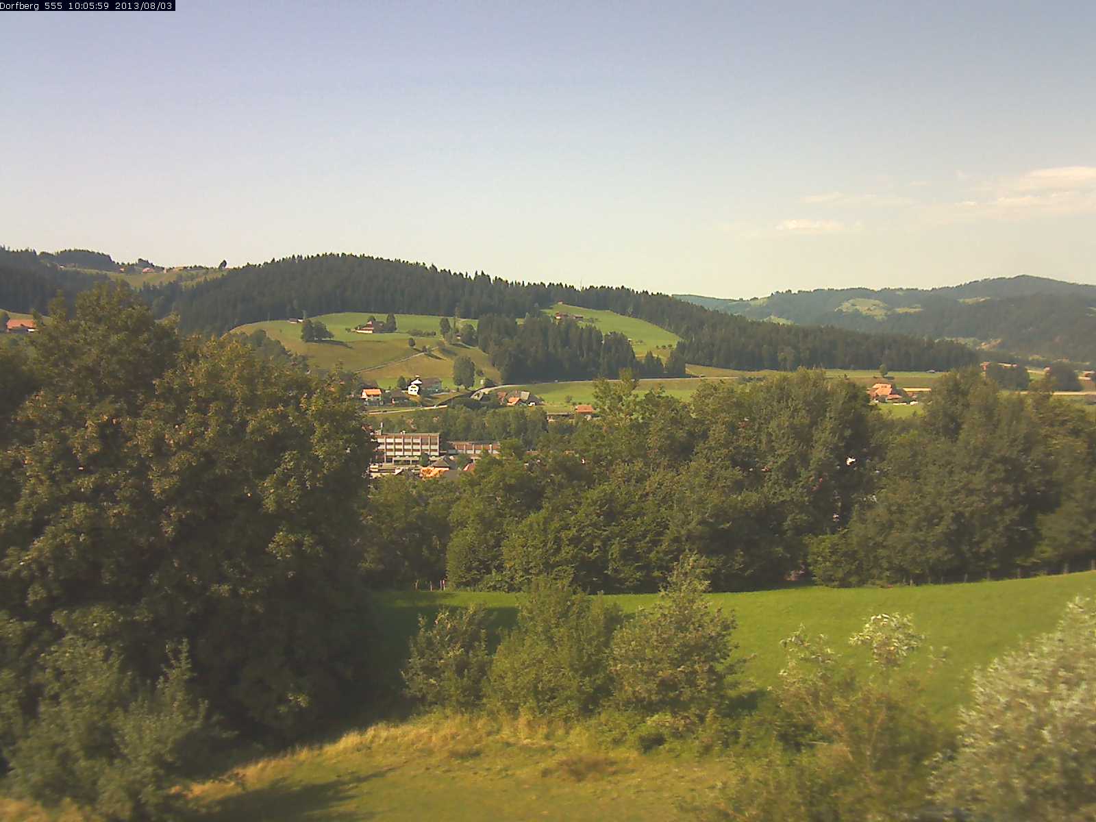 Webcam-Bild: Aussicht vom Dorfberg in Langnau 20130803-100600