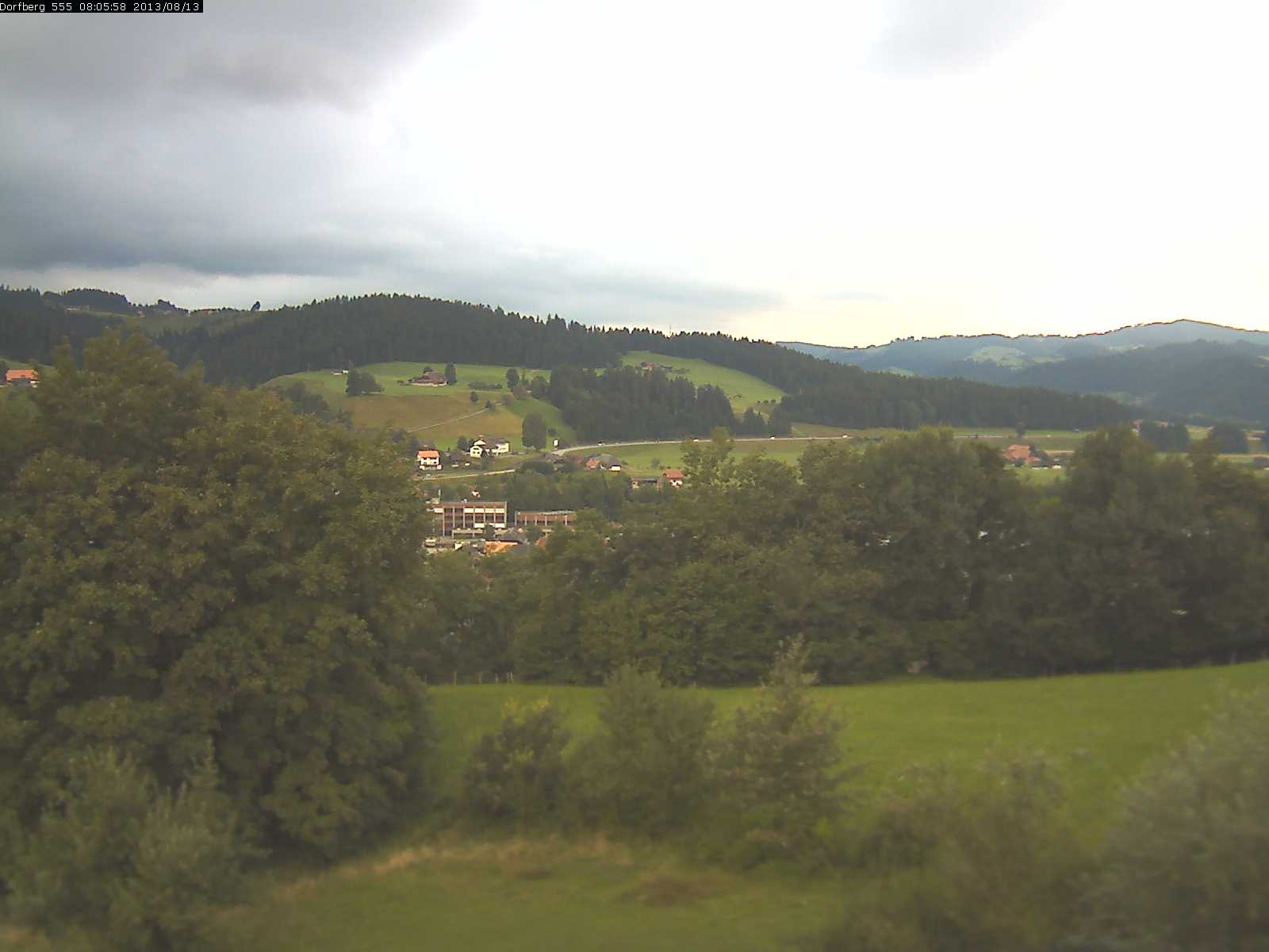 Webcam-Bild: Aussicht vom Dorfberg in Langnau 20130813-080600