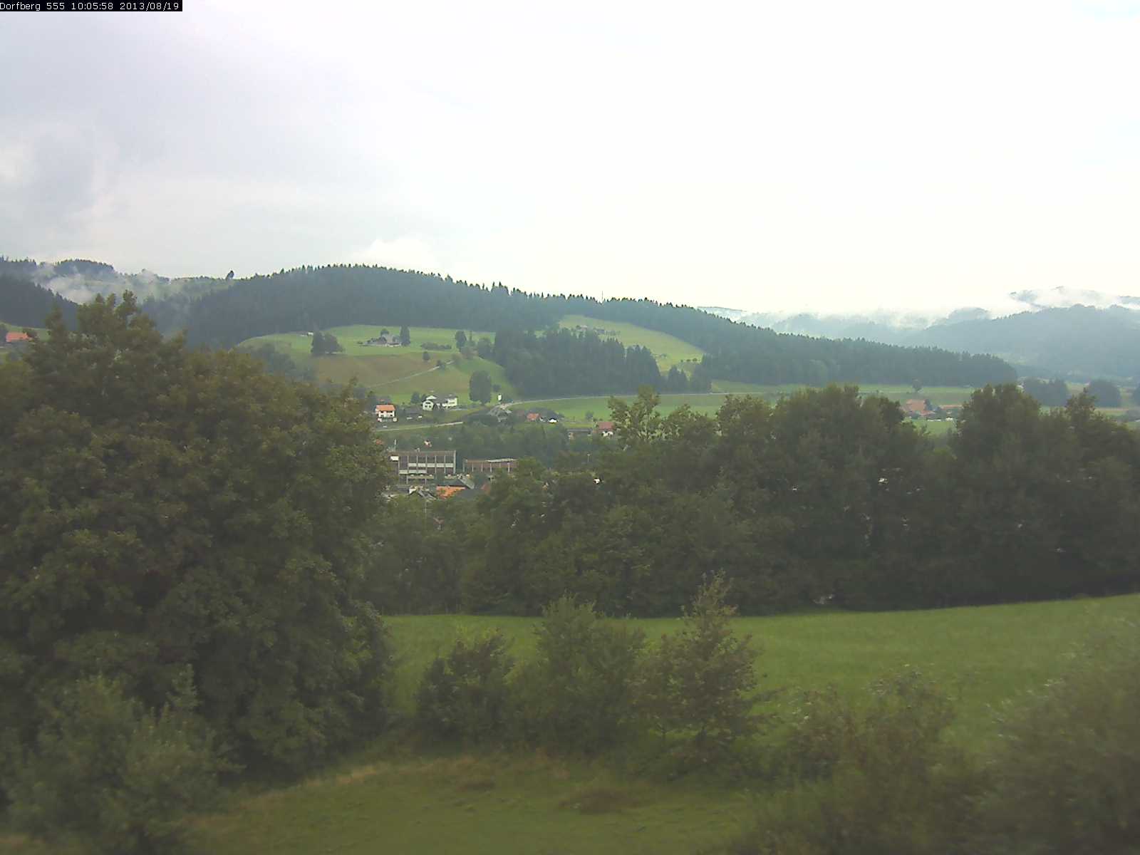 Webcam-Bild: Aussicht vom Dorfberg in Langnau 20130819-100600