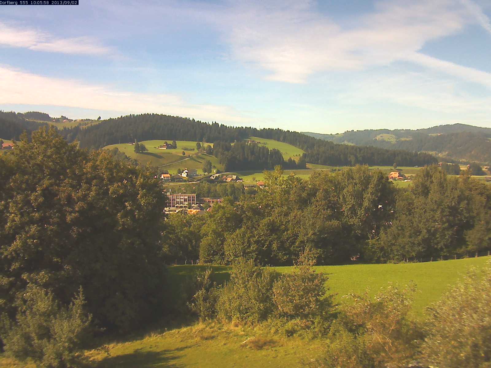 Webcam-Bild: Aussicht vom Dorfberg in Langnau 20130902-100600