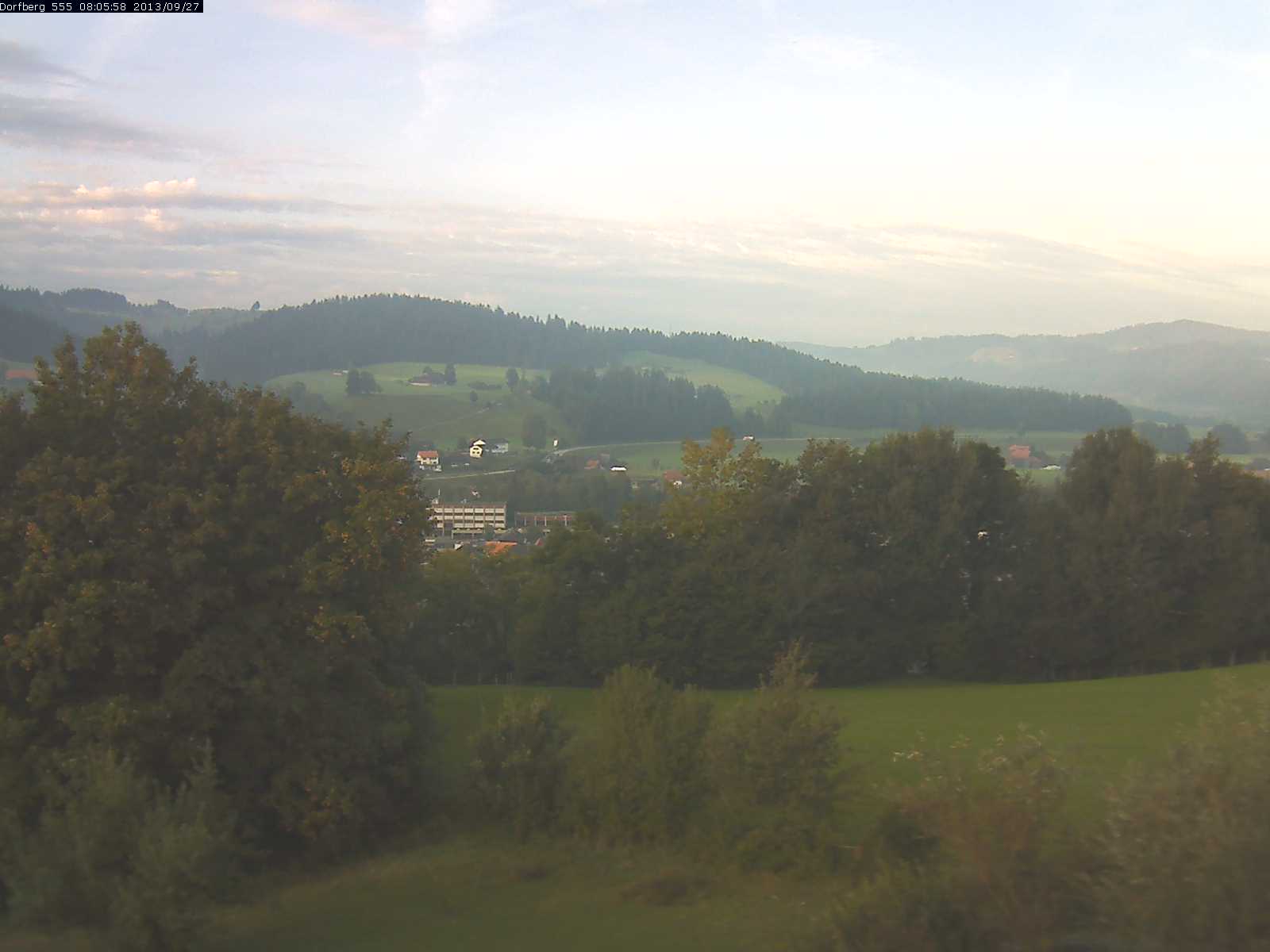 Webcam-Bild: Aussicht vom Dorfberg in Langnau 20130927-080600