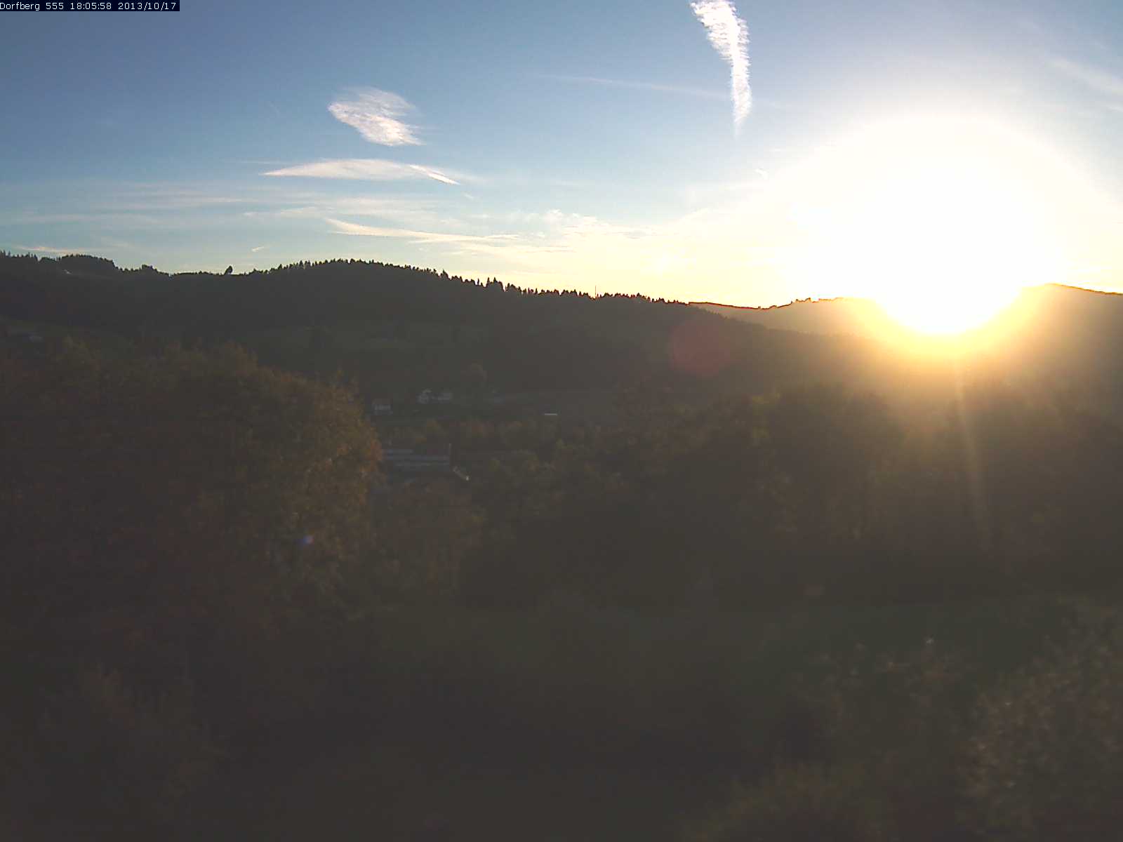 Webcam-Bild: Aussicht vom Dorfberg in Langnau 20131017-180600
