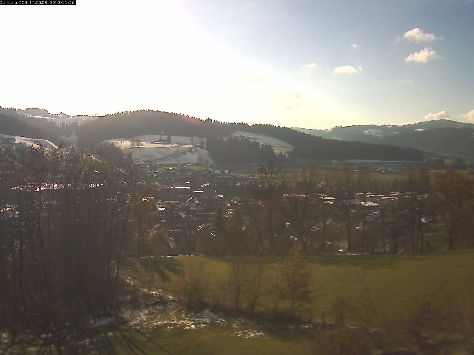 Webcam-Bild: Aussicht vom Dorfberg in Langnau 20131126-140600