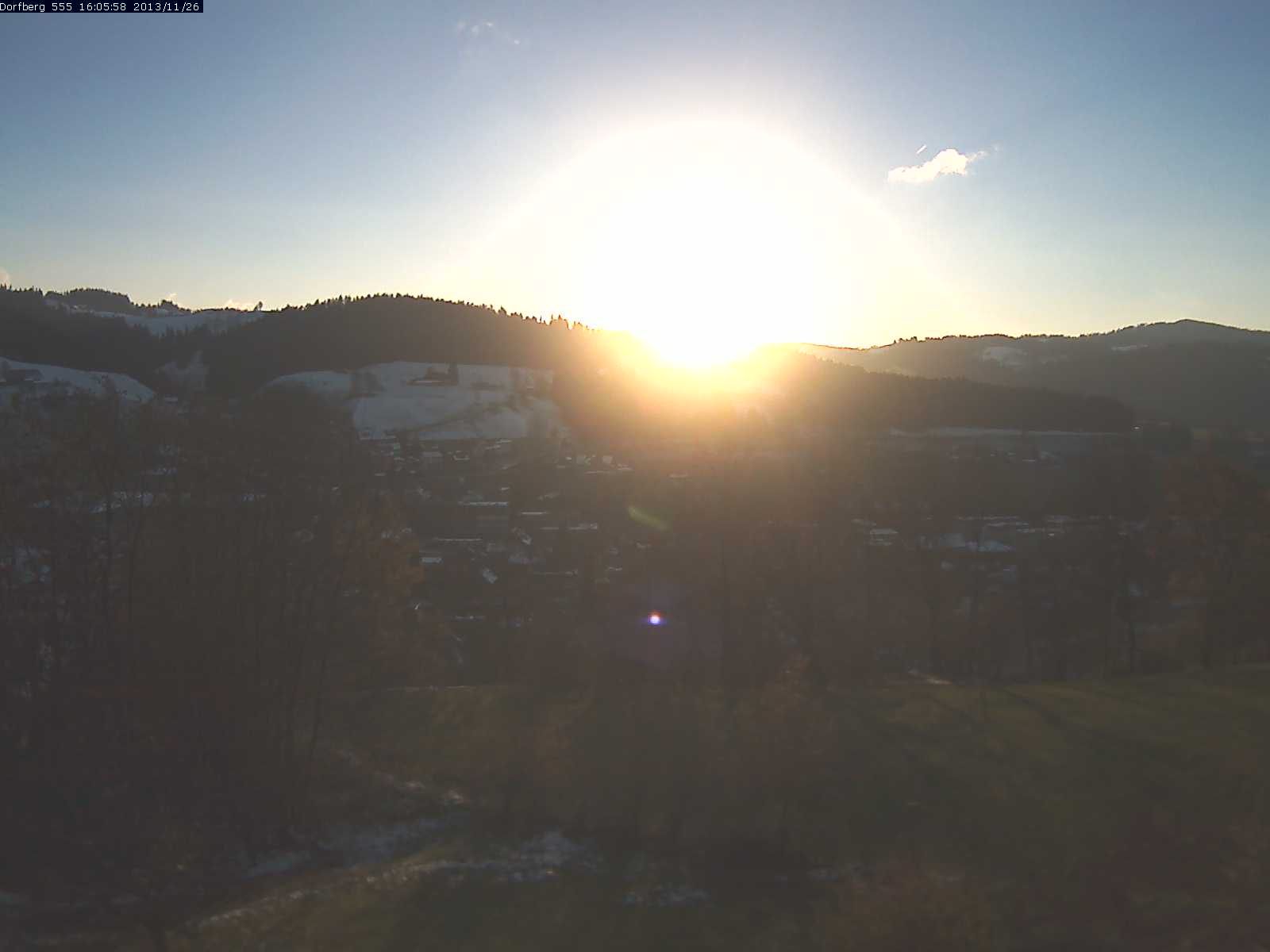 Webcam-Bild: Aussicht vom Dorfberg in Langnau 20131126-160600