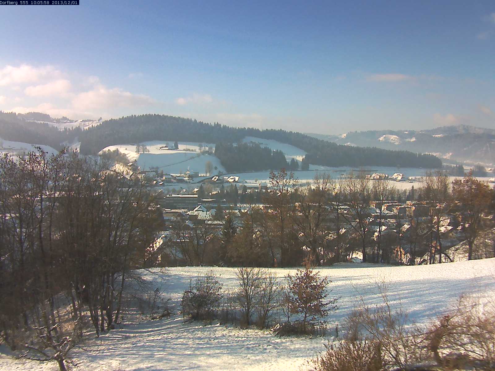 Webcam-Bild: Aussicht vom Dorfberg in Langnau 20131201-100600