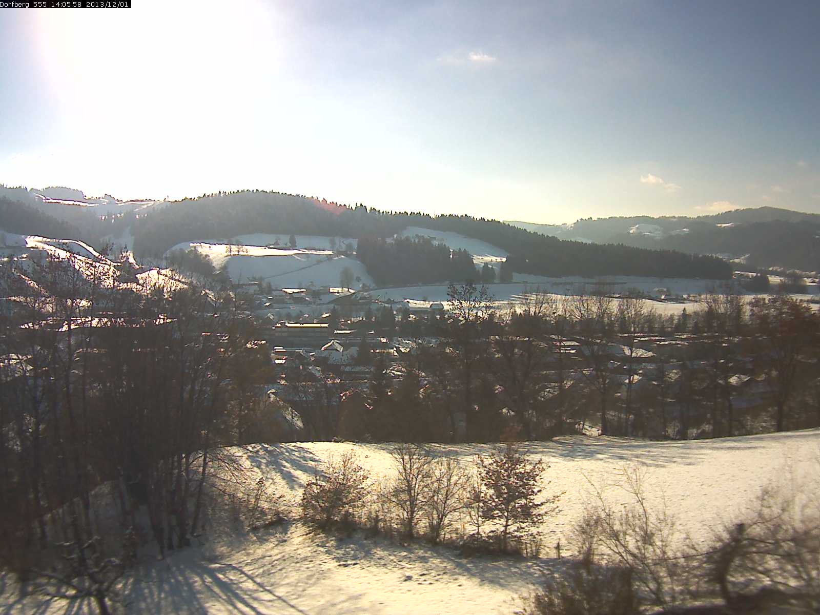 Webcam-Bild: Aussicht vom Dorfberg in Langnau 20131201-140600