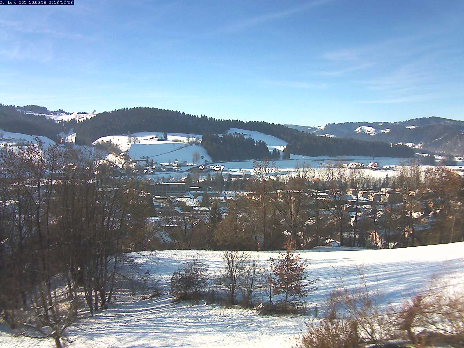 Webcam-Bild: Aussicht vom Dorfberg in Langnau 20131203-100600