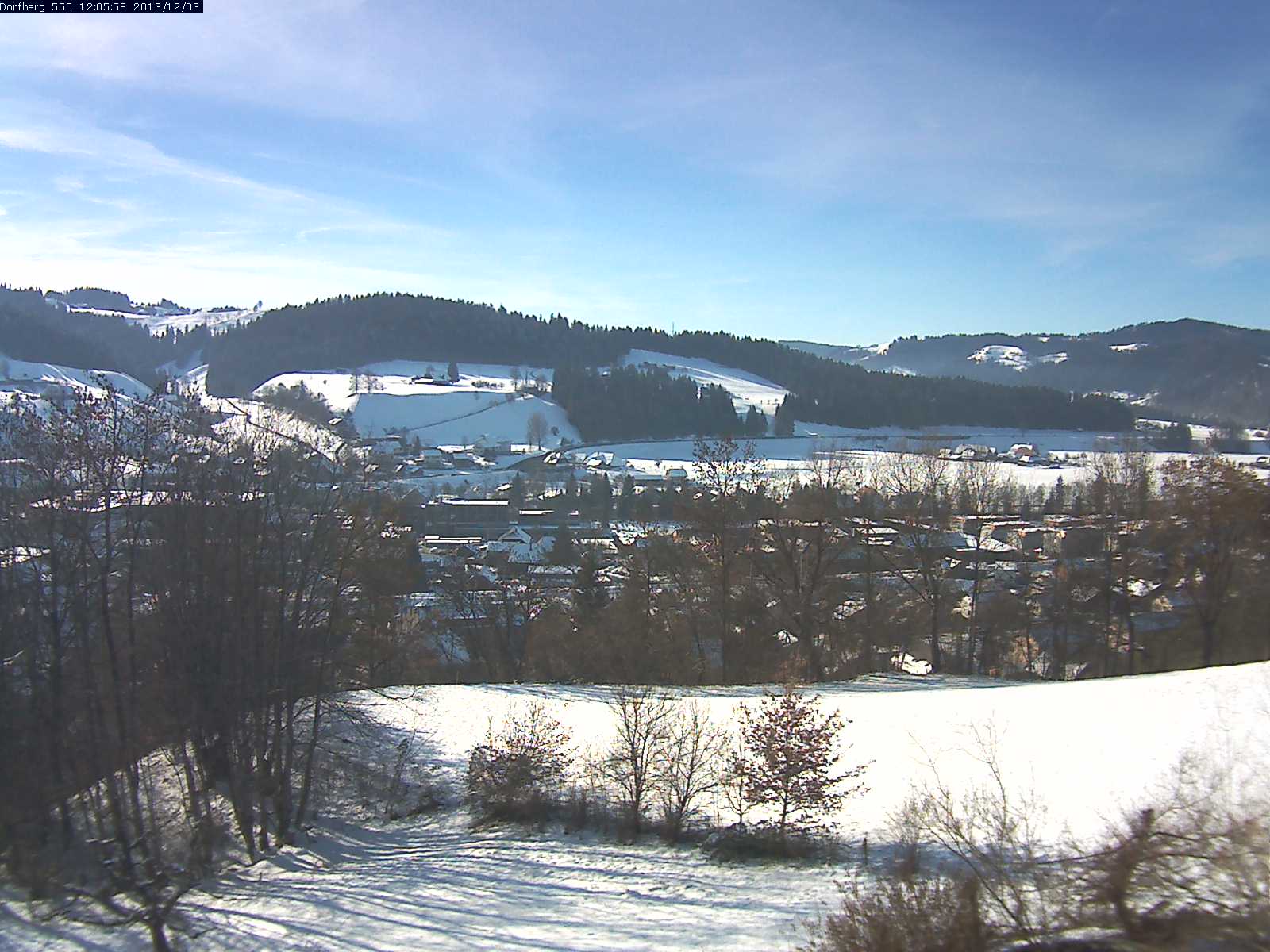 Webcam-Bild: Aussicht vom Dorfberg in Langnau 20131203-120600