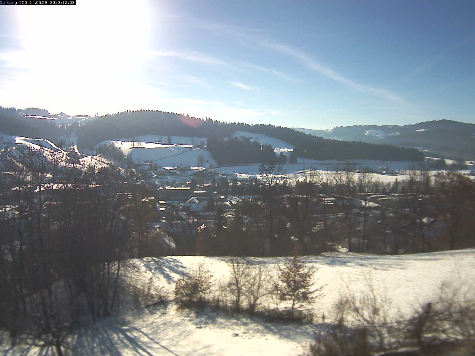 Webcam-Bild: Aussicht vom Dorfberg in Langnau 20131203-140600
