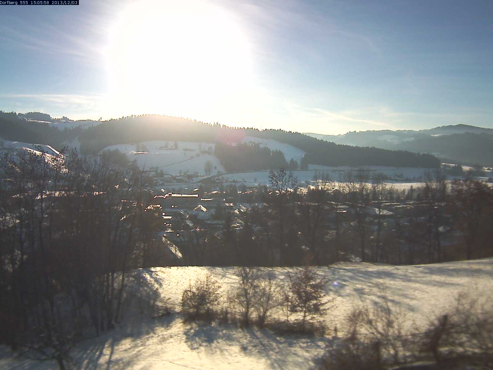Webcam-Bild: Aussicht vom Dorfberg in Langnau 20131203-150600