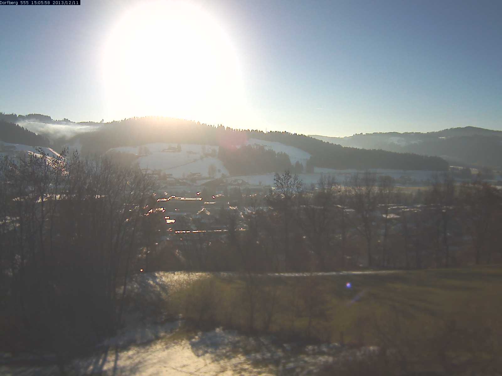 Webcam-Bild: Aussicht vom Dorfberg in Langnau 20131211-150600