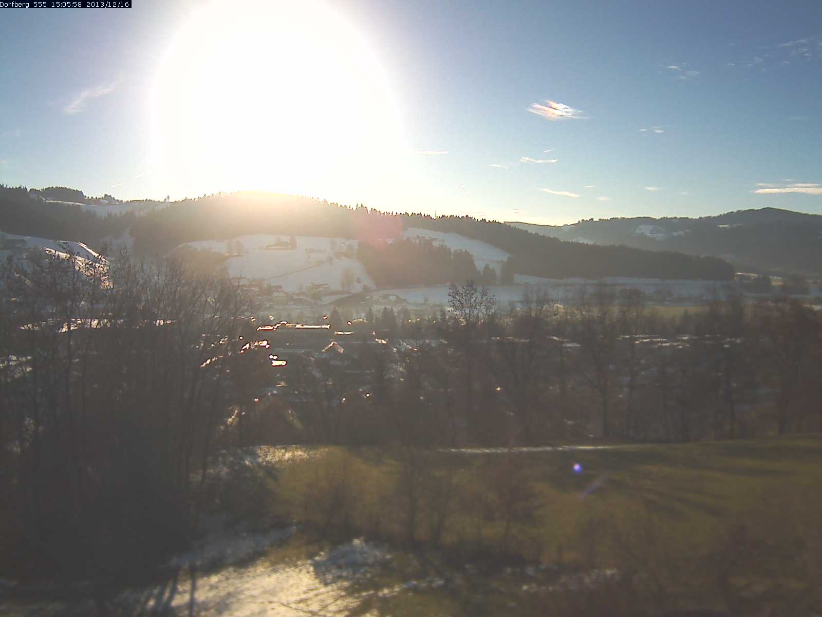 Webcam-Bild: Aussicht vom Dorfberg in Langnau 20131216-150600