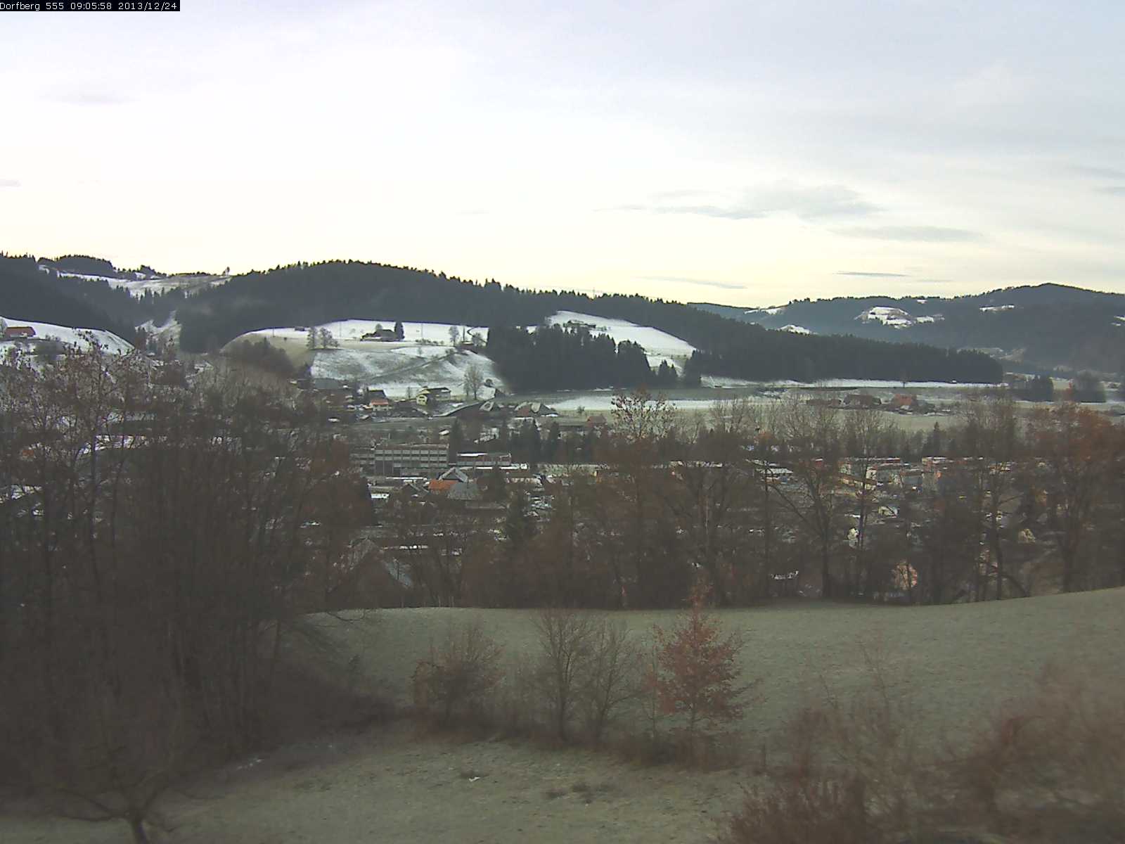 Webcam-Bild: Aussicht vom Dorfberg in Langnau 20131224-090600