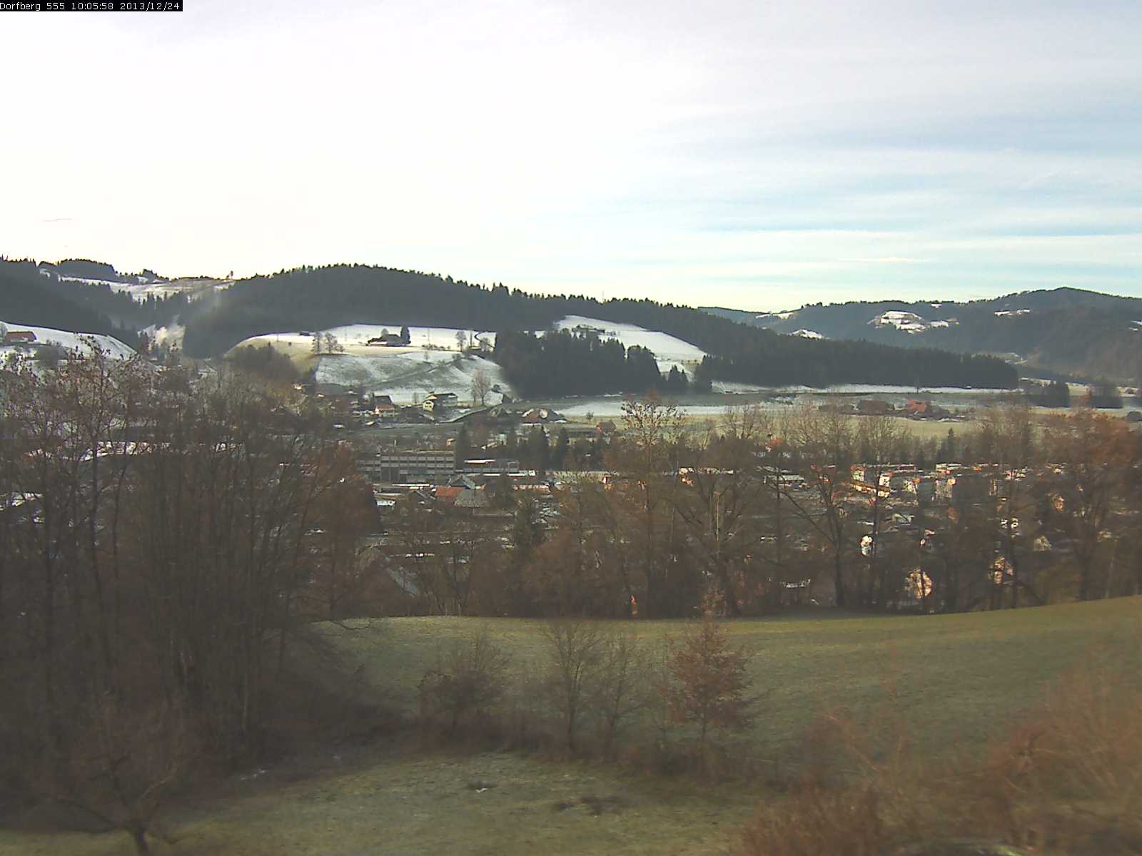 Webcam-Bild: Aussicht vom Dorfberg in Langnau 20131224-100600