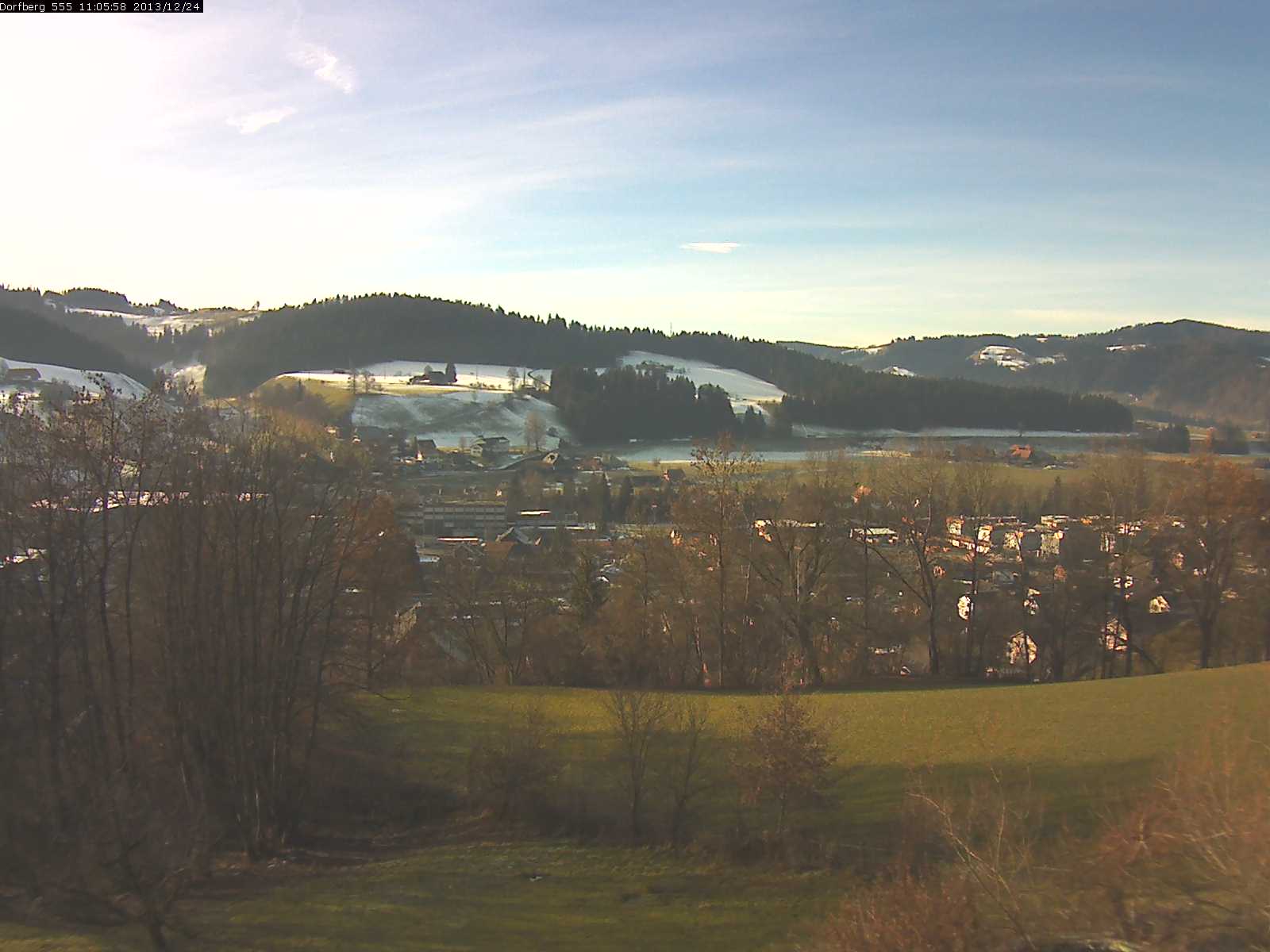 Webcam-Bild: Aussicht vom Dorfberg in Langnau 20131224-110600
