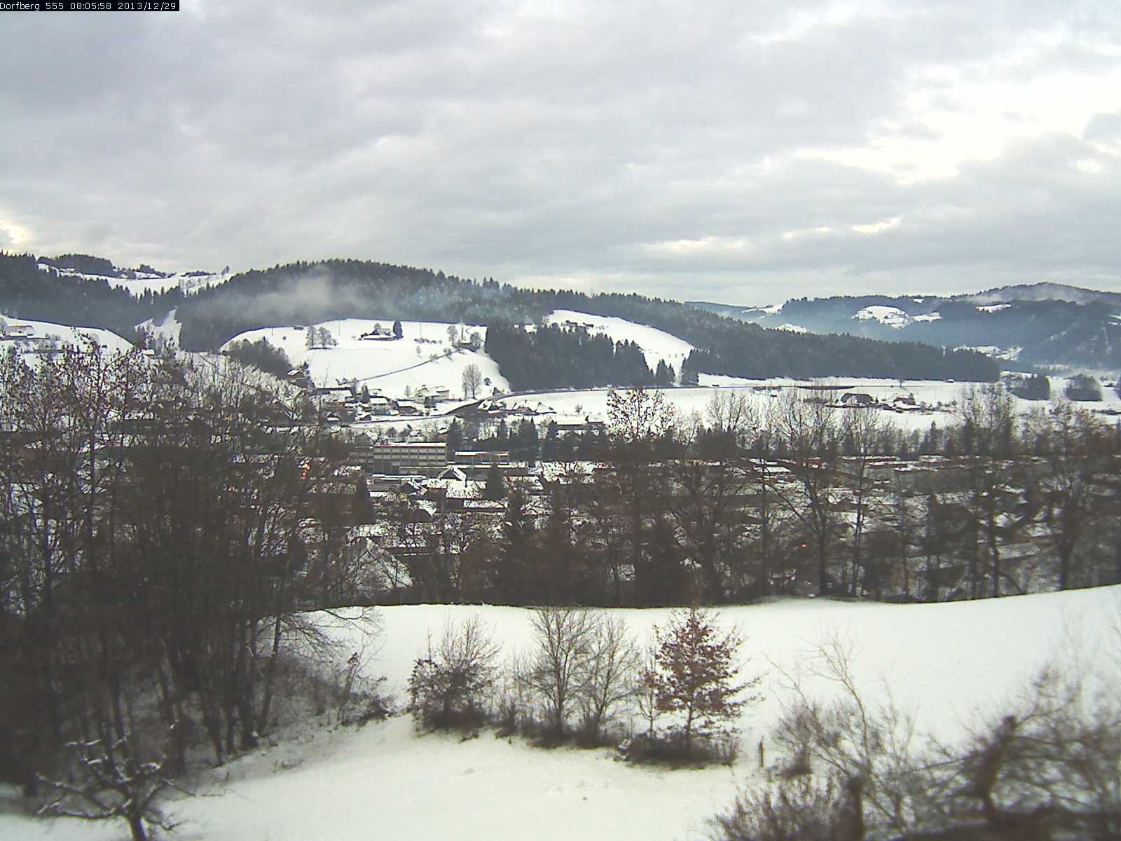 Webcam-Bild: Aussicht vom Dorfberg in Langnau 20131229-080600