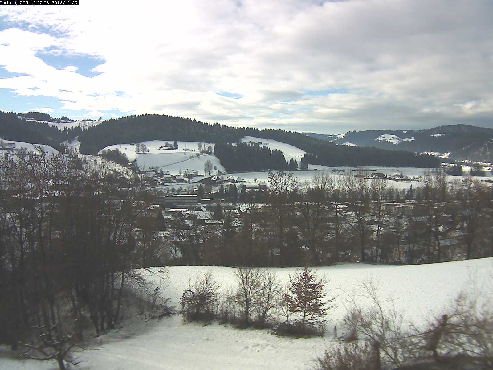 Webcam-Bild: Aussicht vom Dorfberg in Langnau 20131229-120600