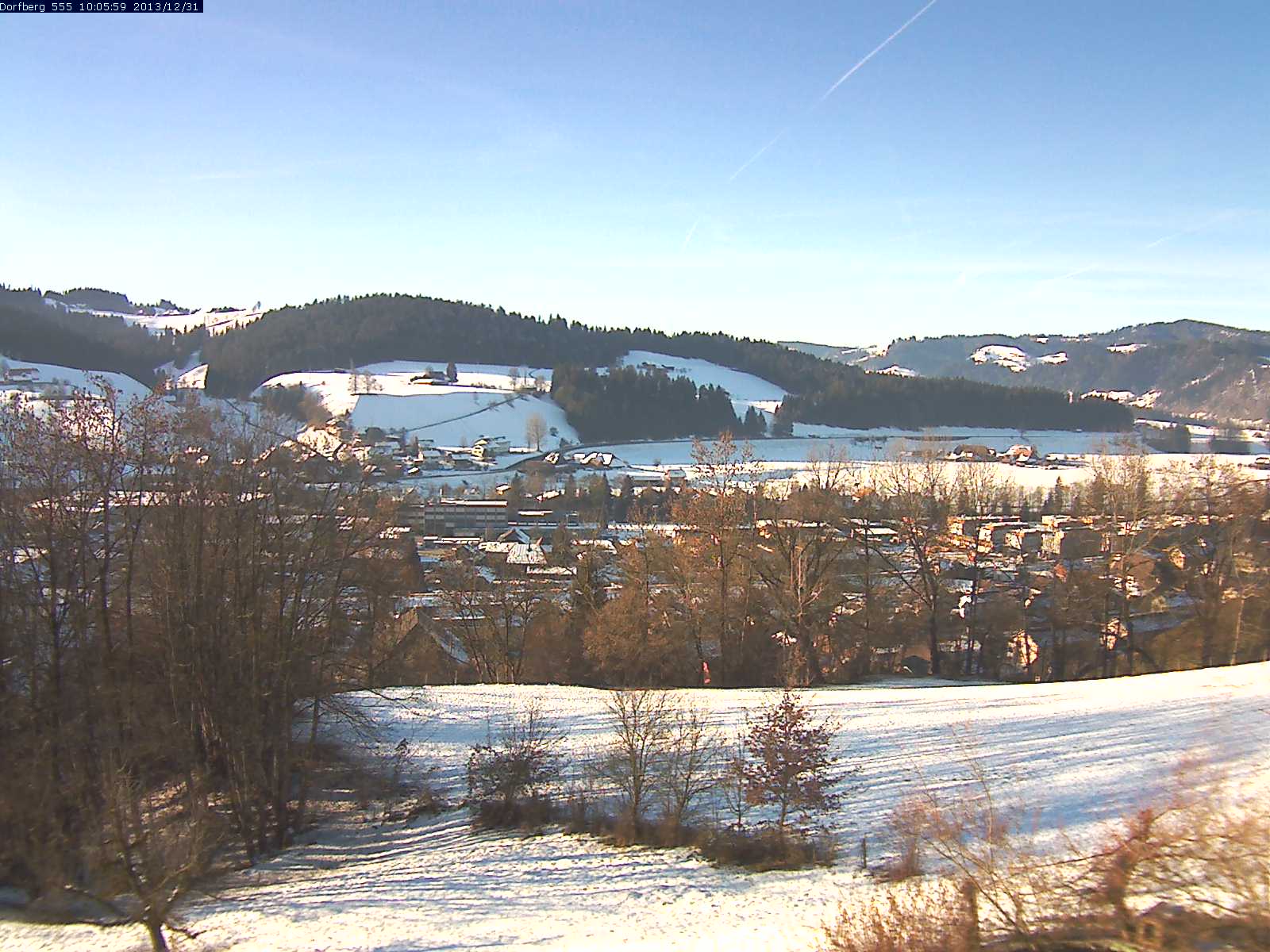 Webcam-Bild: Aussicht vom Dorfberg in Langnau 20131231-100600