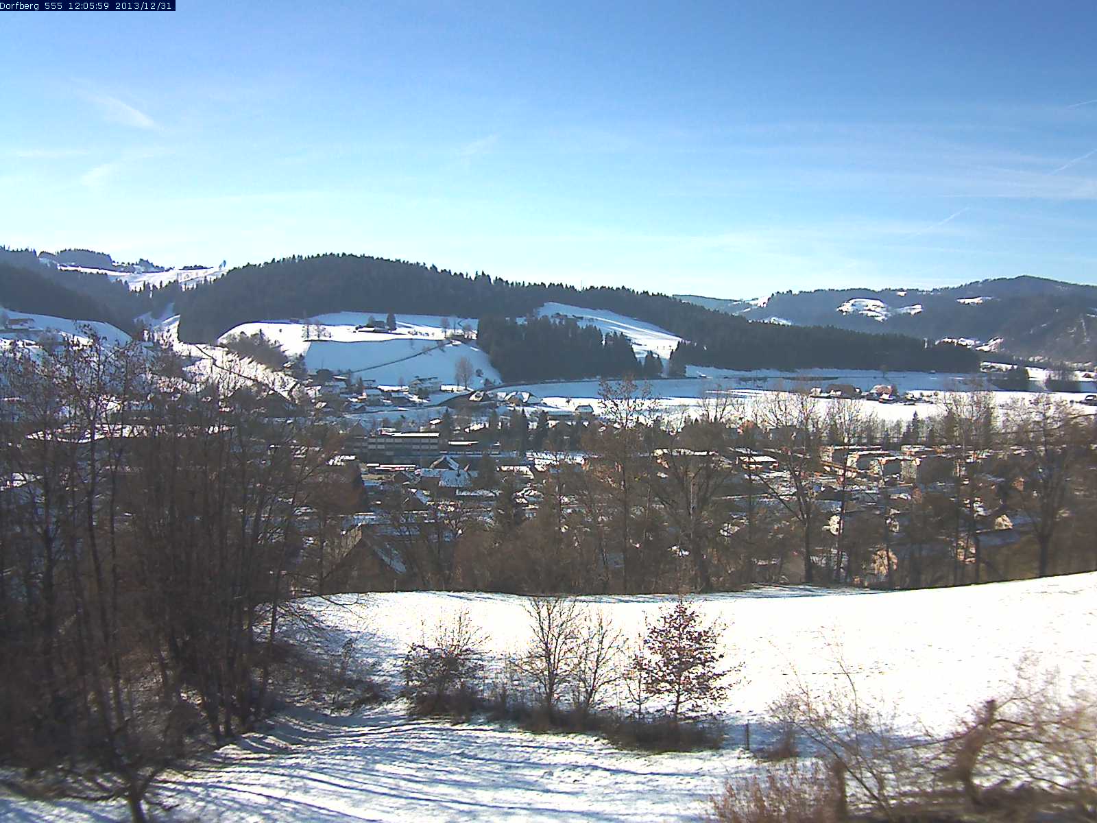 Webcam-Bild: Aussicht vom Dorfberg in Langnau 20131231-120600