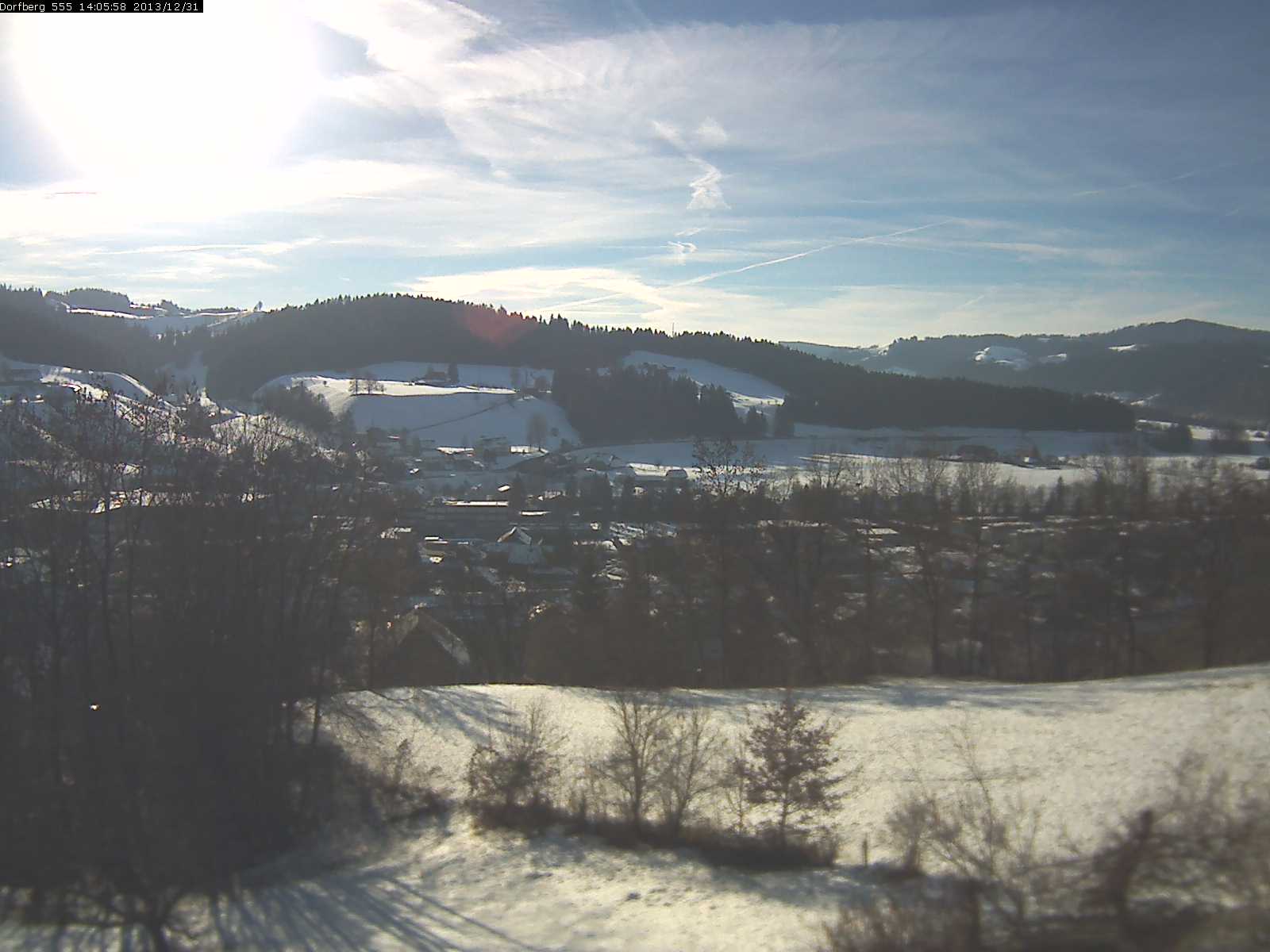 Webcam-Bild: Aussicht vom Dorfberg in Langnau 20131231-140600