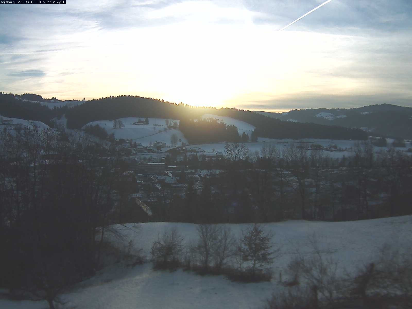 Webcam-Bild: Aussicht vom Dorfberg in Langnau 20131231-160600