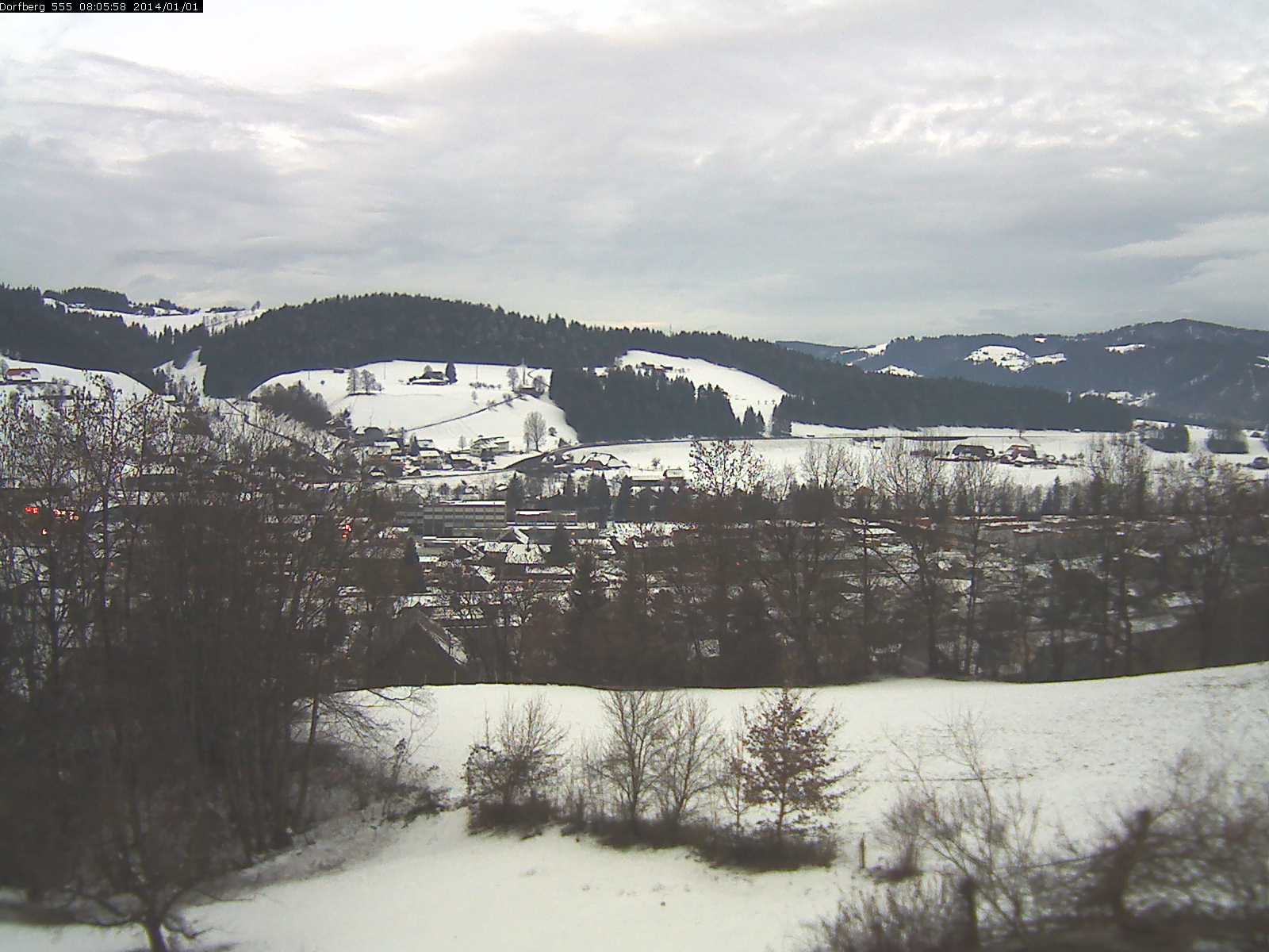 Webcam-Bild: Aussicht vom Dorfberg in Langnau 20140101-080600