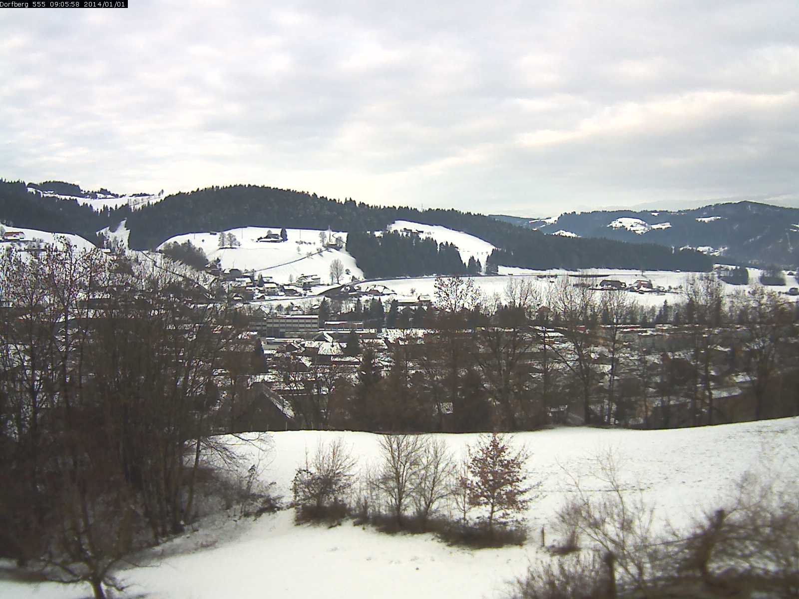 Webcam-Bild: Aussicht vom Dorfberg in Langnau 20140101-090600