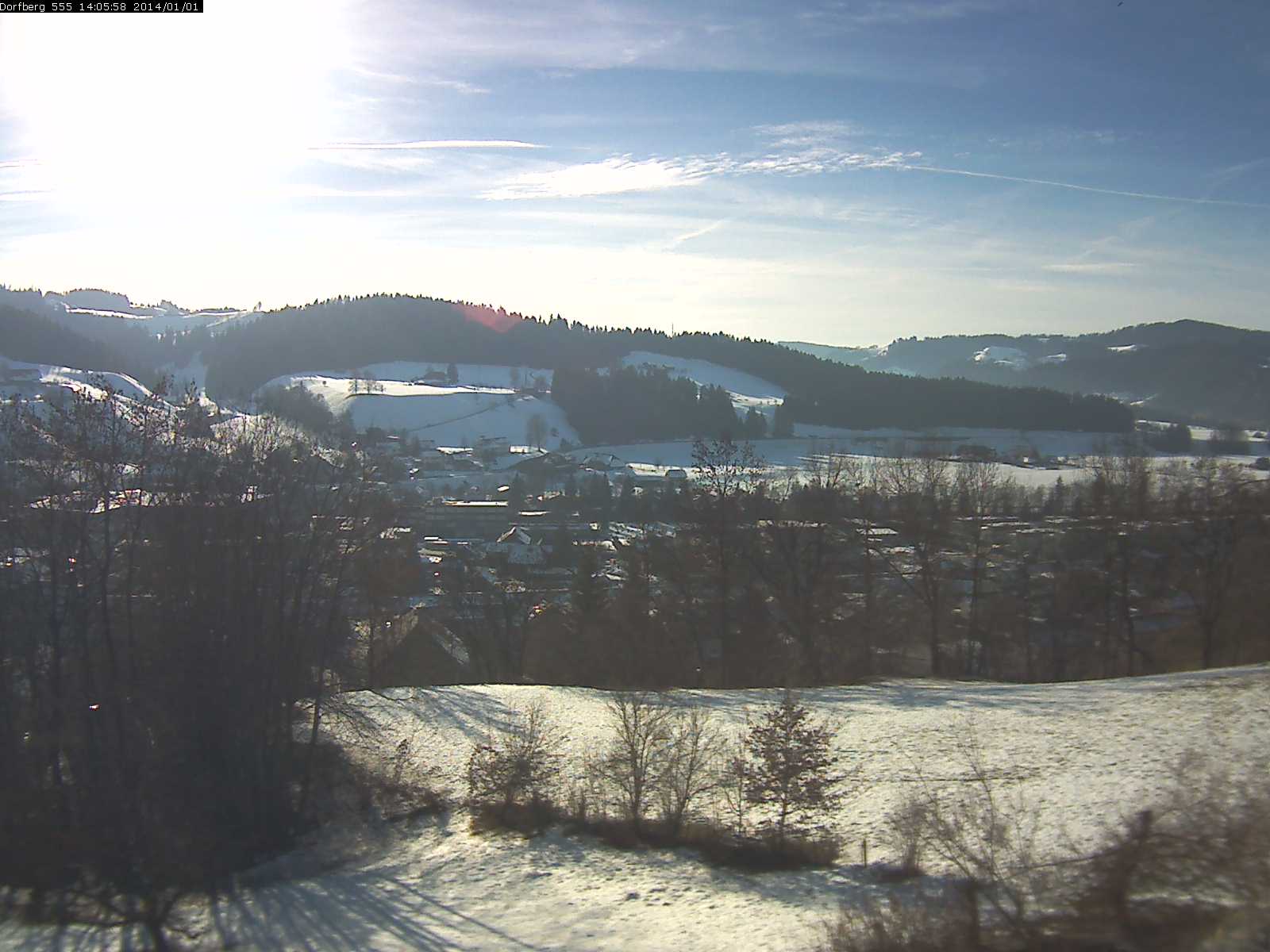 Webcam-Bild: Aussicht vom Dorfberg in Langnau 20140101-140600