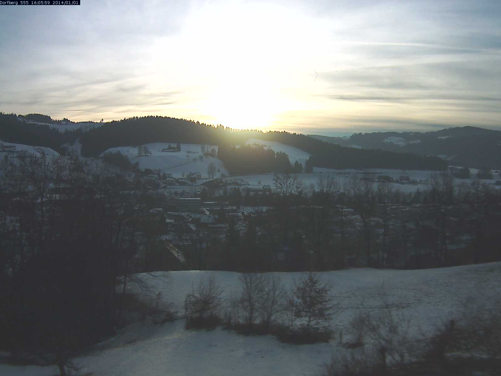 Webcam-Bild: Aussicht vom Dorfberg in Langnau 20140101-160600