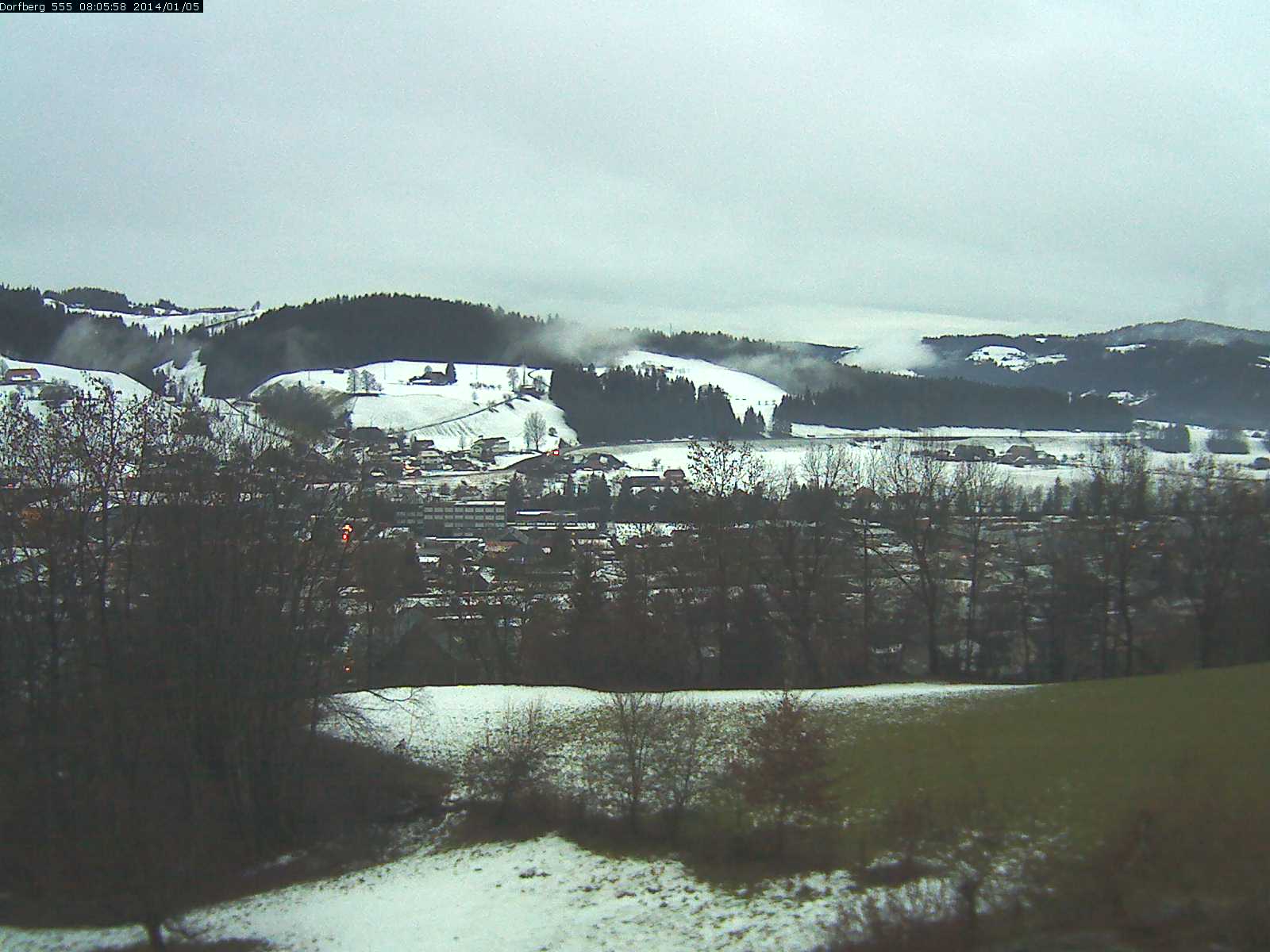 Webcam-Bild: Aussicht vom Dorfberg in Langnau 20140105-080600