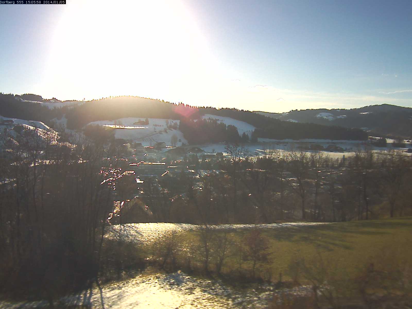 Webcam-Bild: Aussicht vom Dorfberg in Langnau 20140105-150600